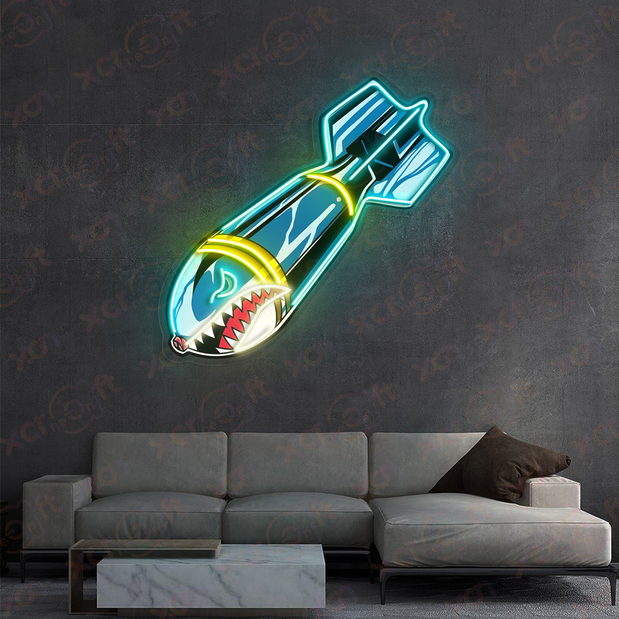 Shark Rocket UV Neon Signs