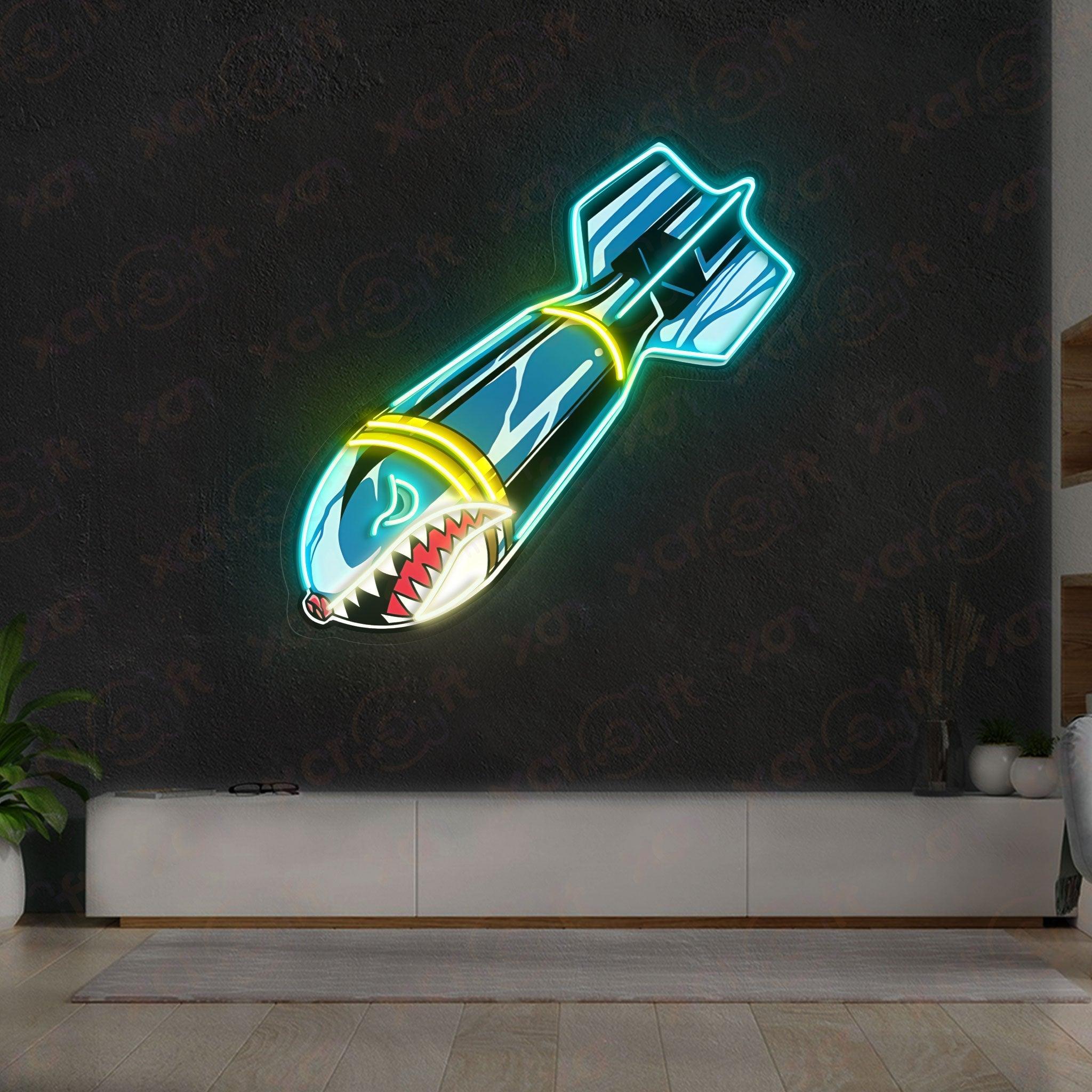 Shark Rocket UV Neon Signs