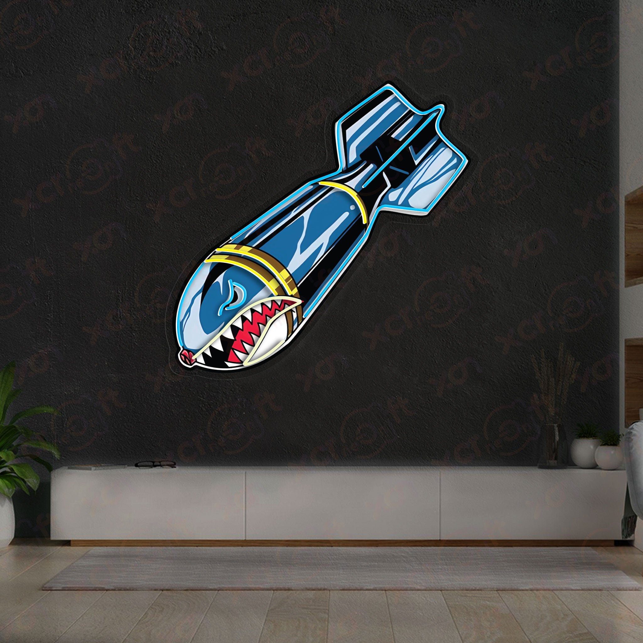 Shark Rocket UV Neon Signs