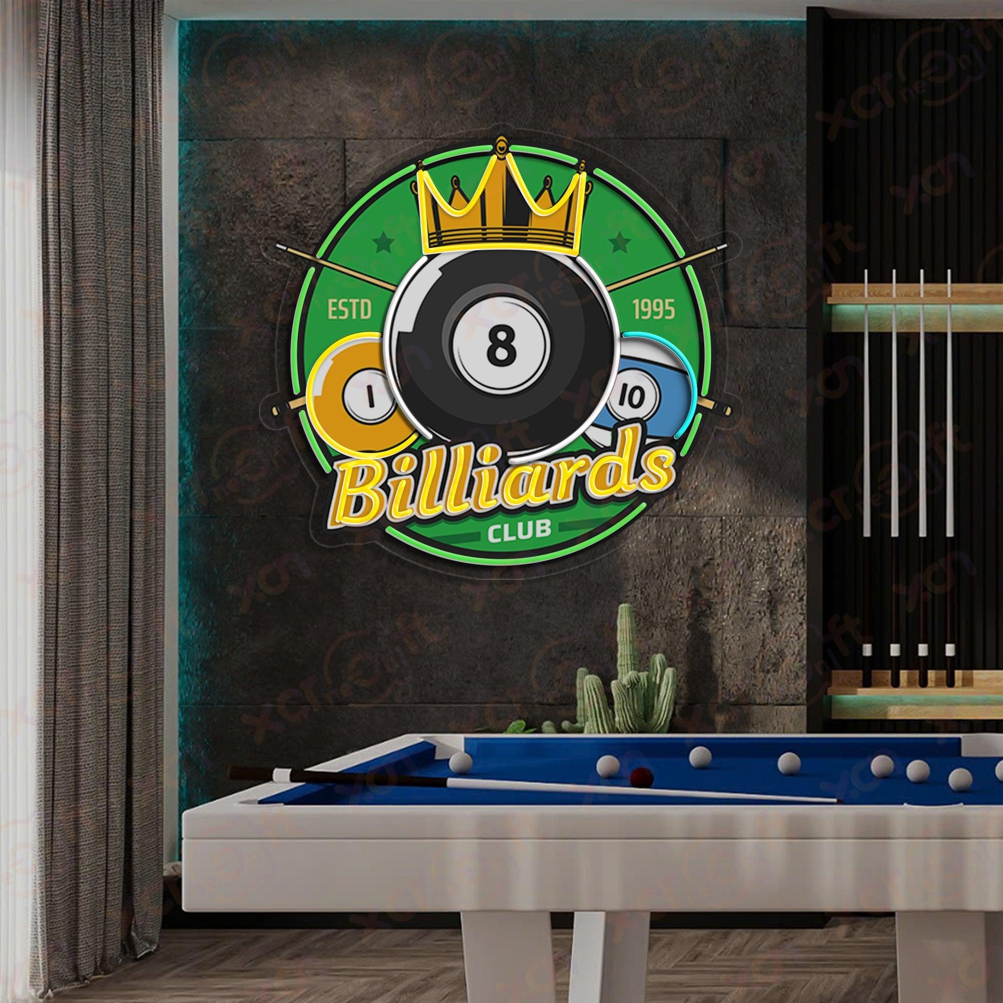 Billiard Durable Neon Light