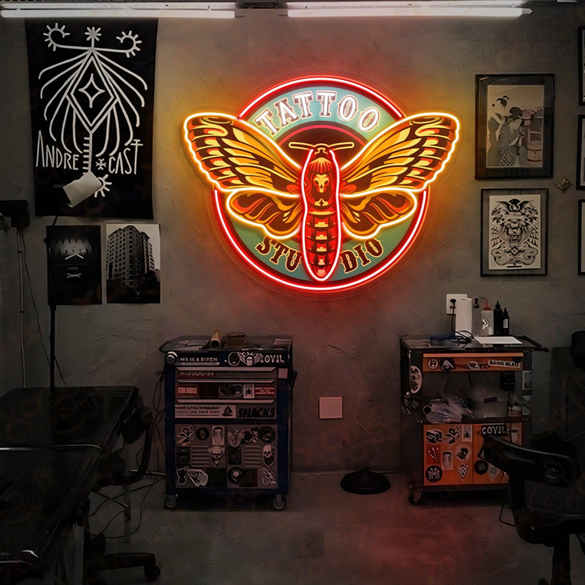 Tattoo UV Printed LED Neon Sign