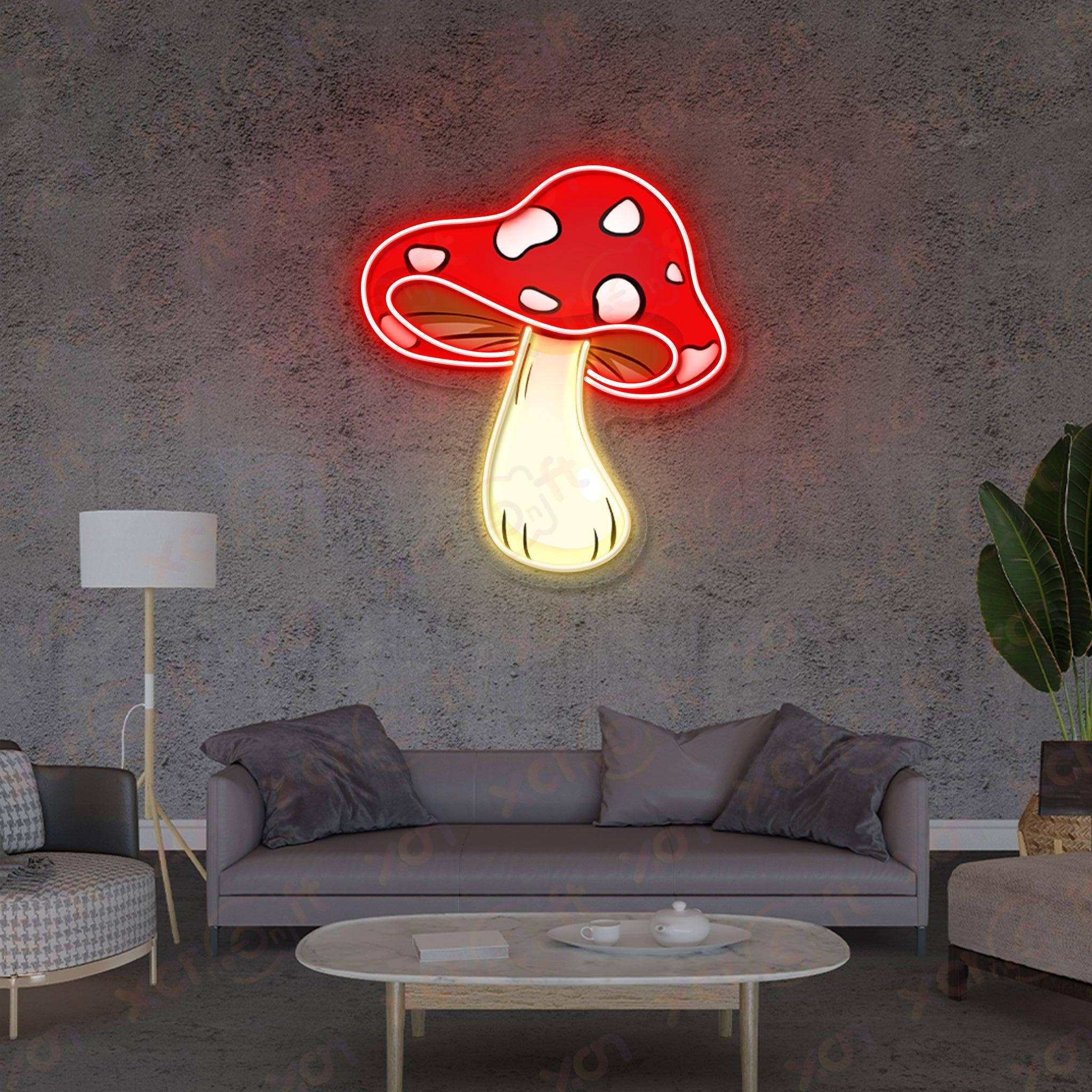 Cute Mushroom LED Neon Sign