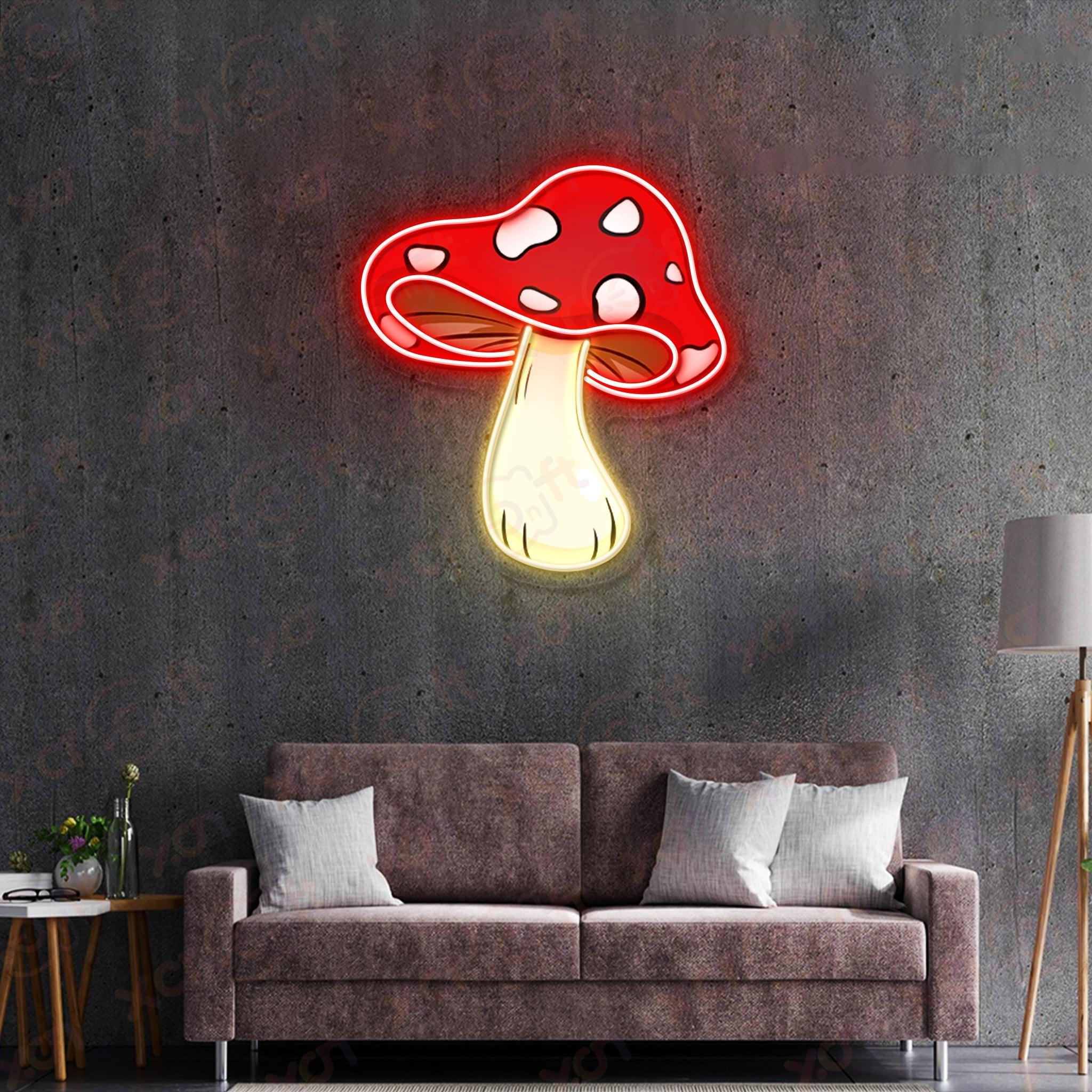 Cute Mushroom LED Neon Sign