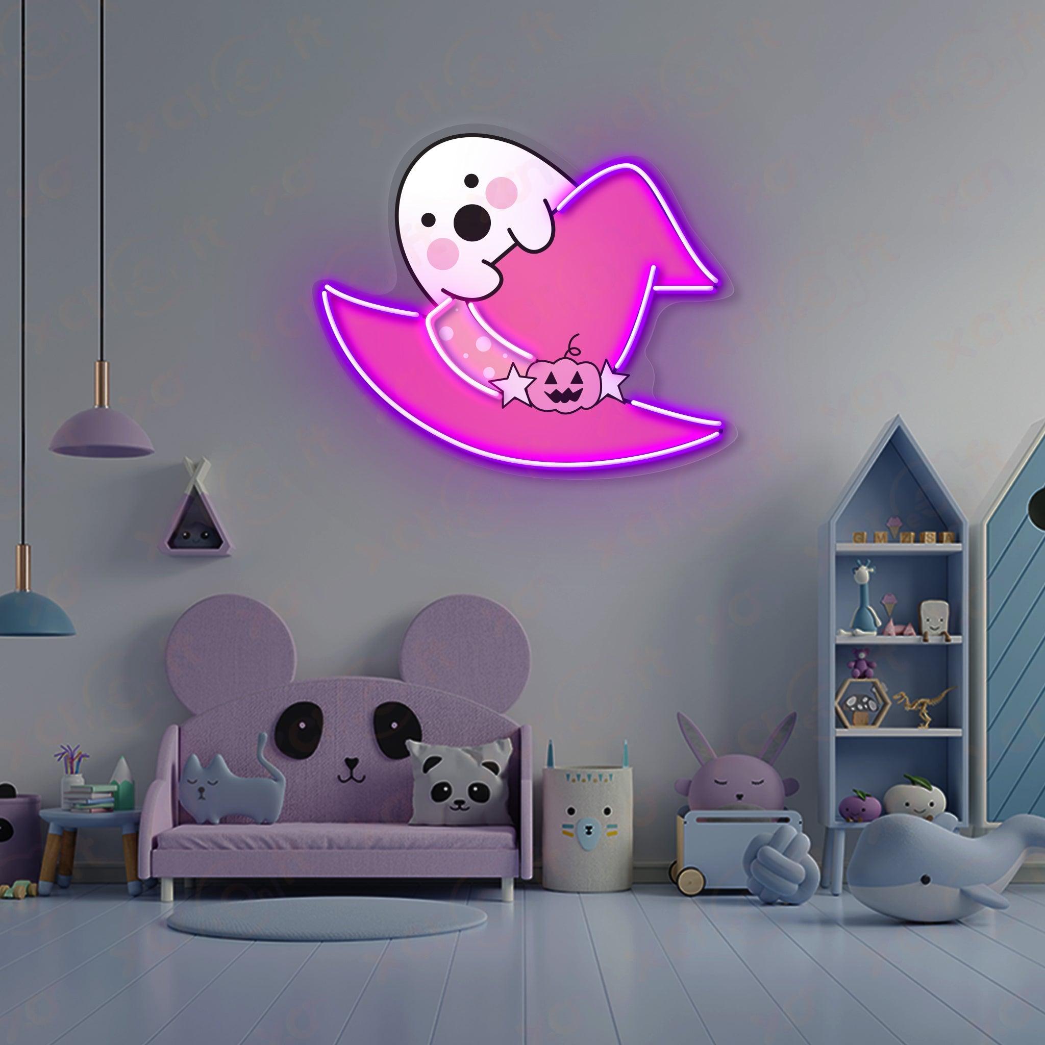 Boo Witch LED Neon Light Decor