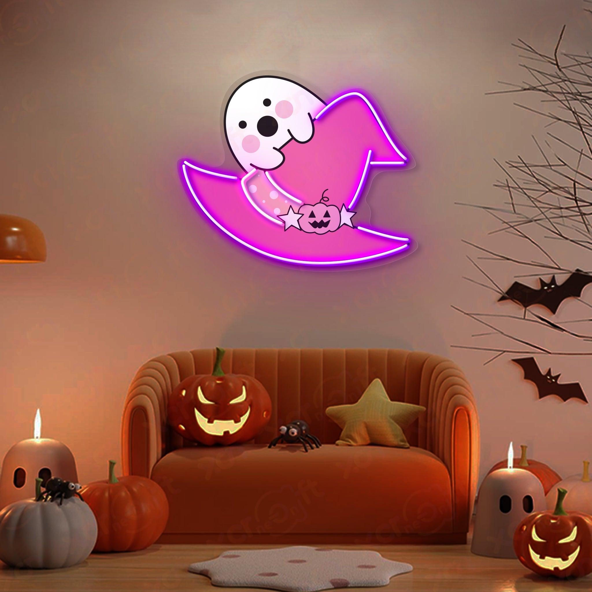 Boo Witch LED Neon Light Decor