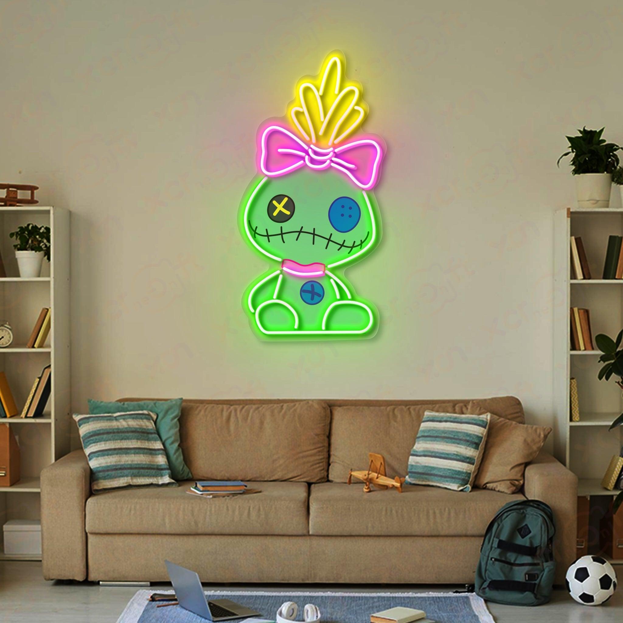 Scrump Lilo Printed LED Neon Sign