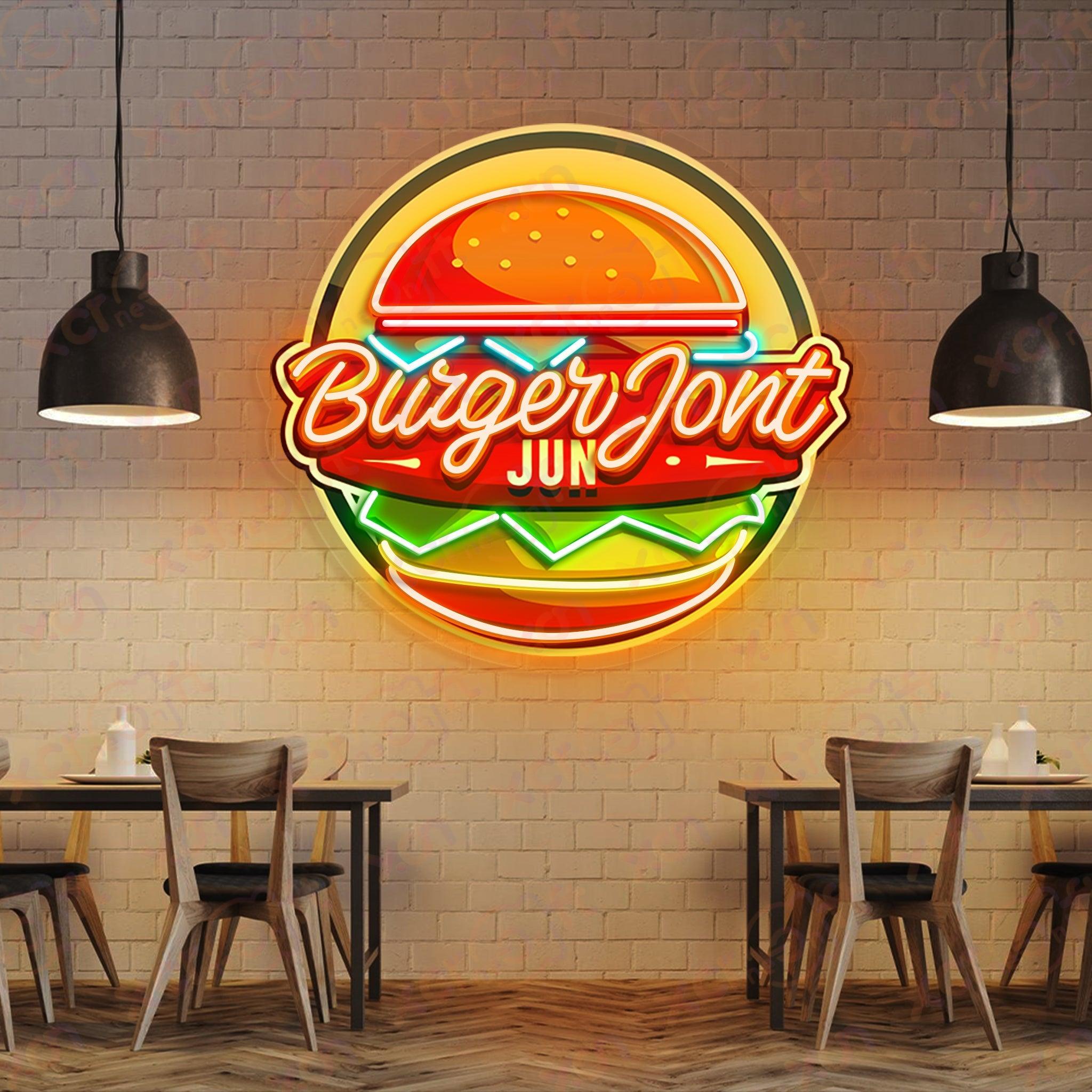 Burger House LED Neon Light Decor