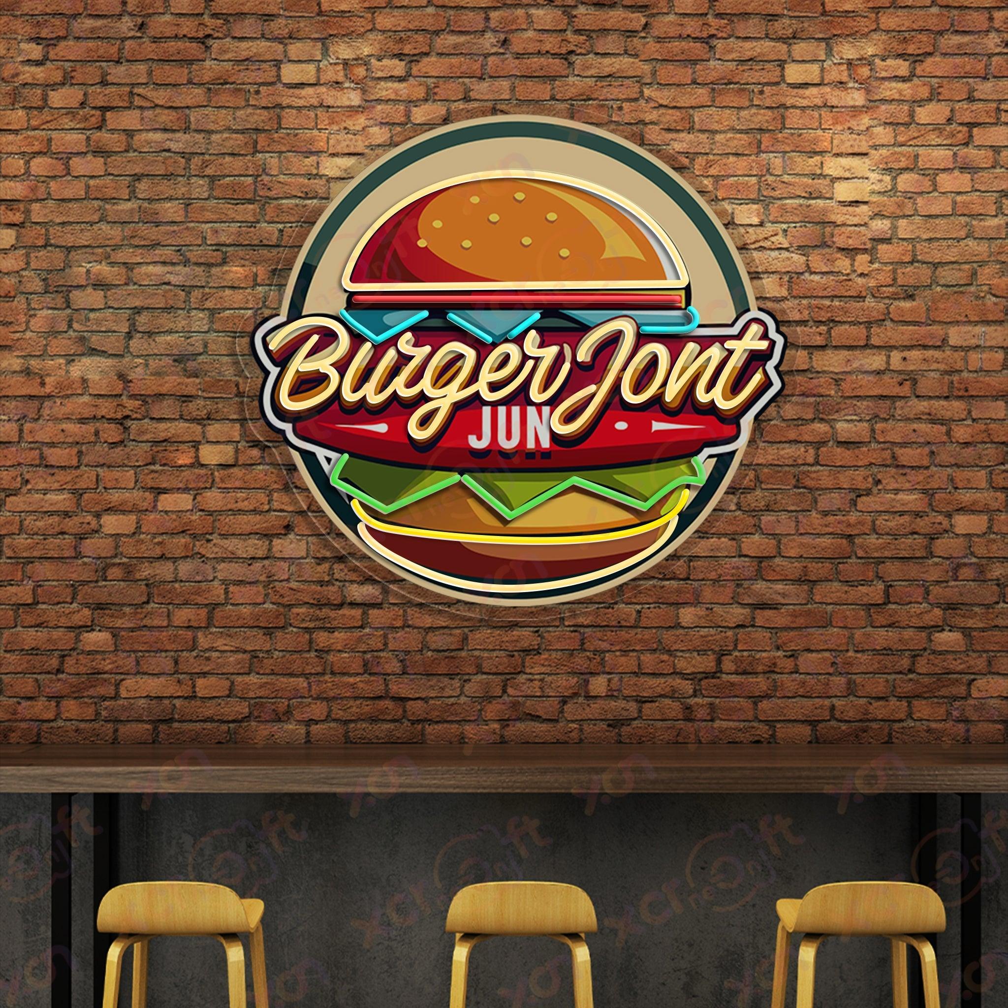 Burger House LED Neon Light Decor