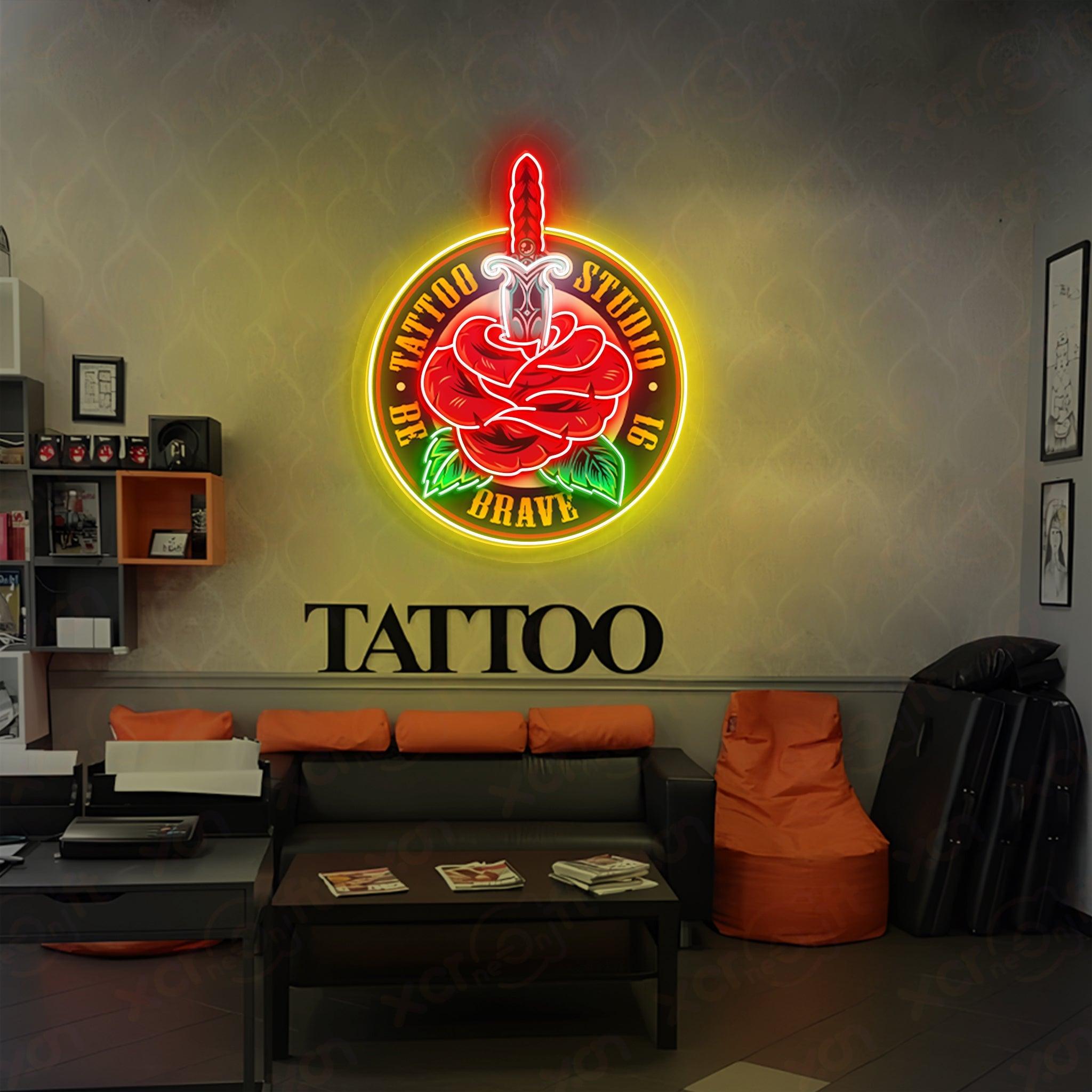 Tattoo Printed LED Neon Sign