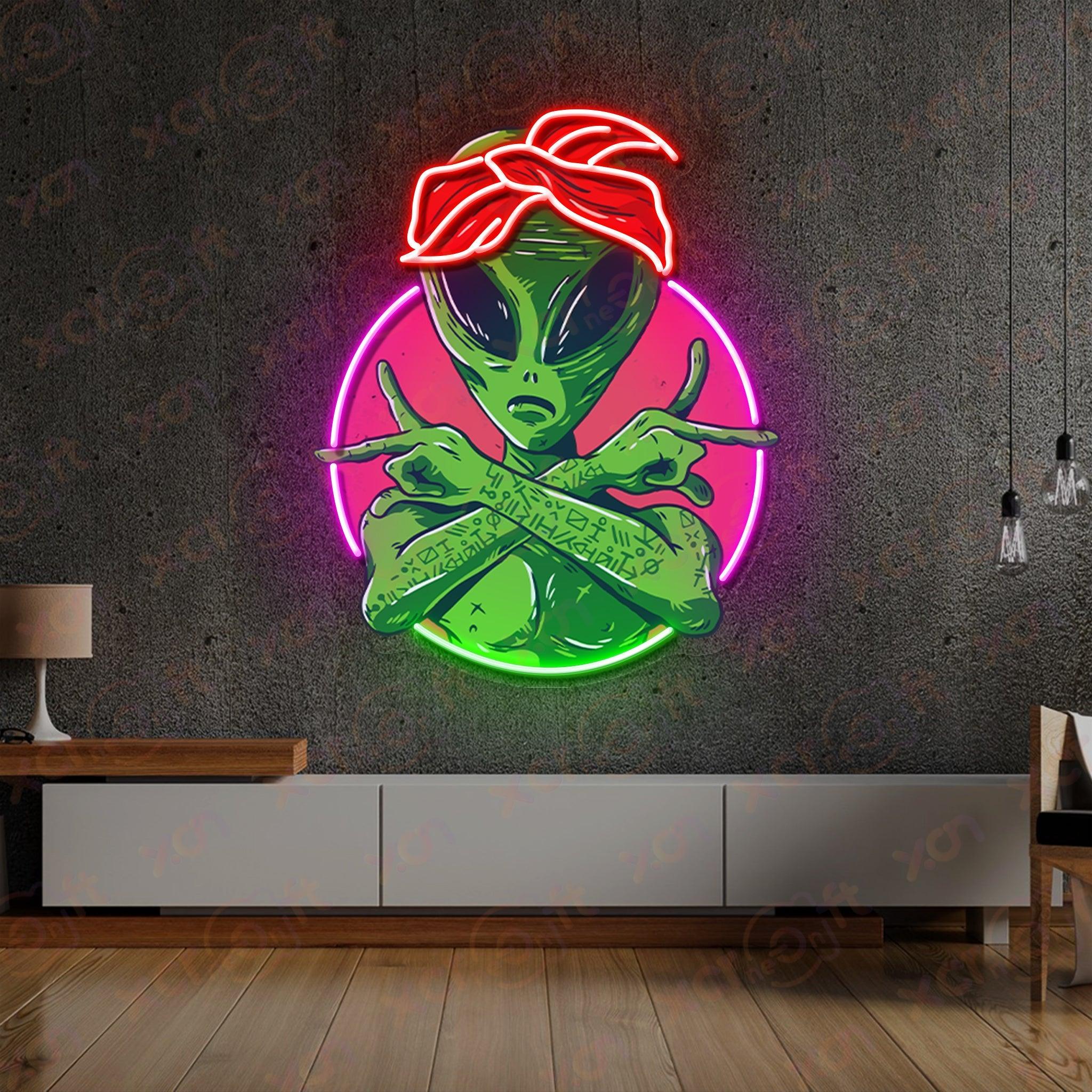 Alien Ninja LED Neon Sign