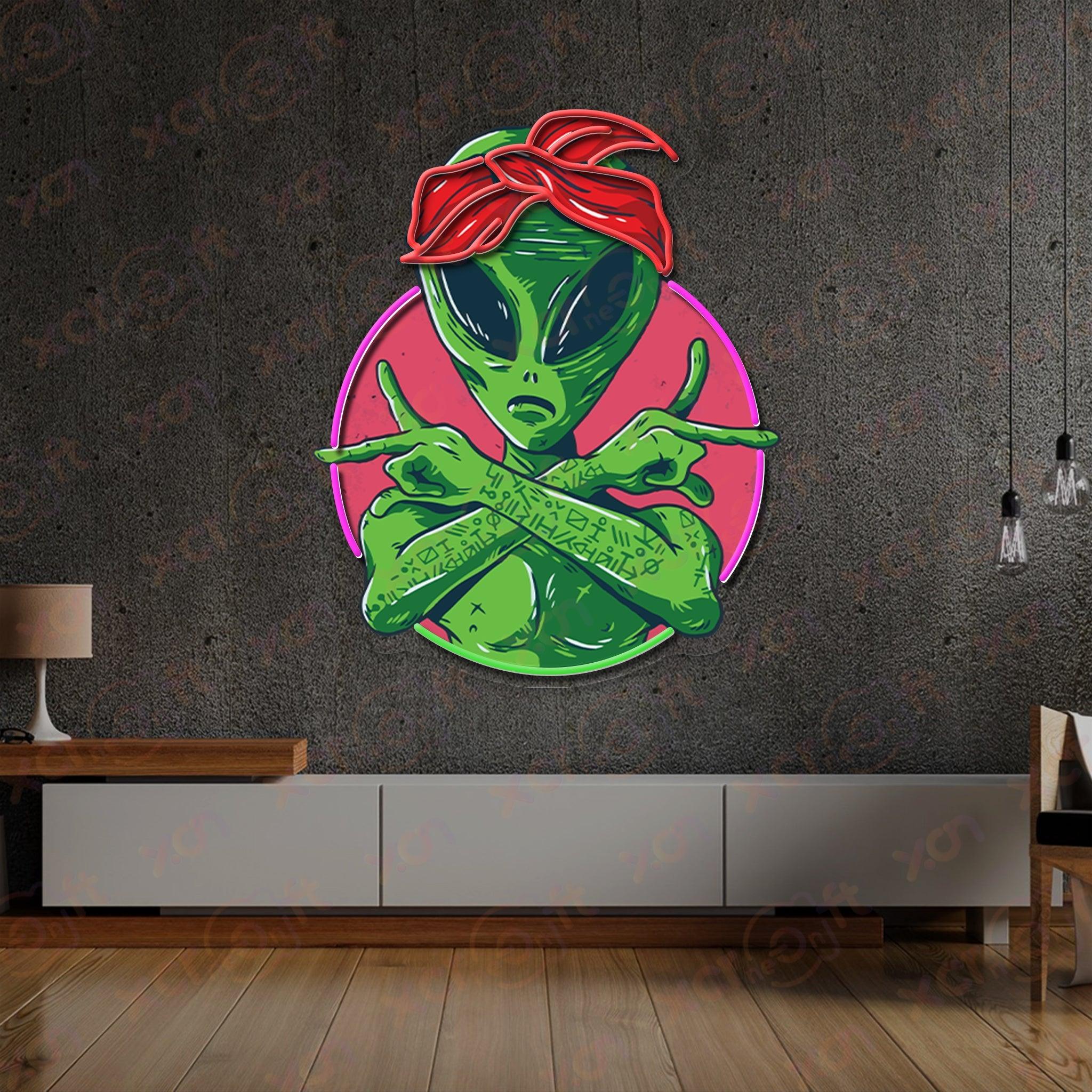 Alien Ninja LED Neon Sign