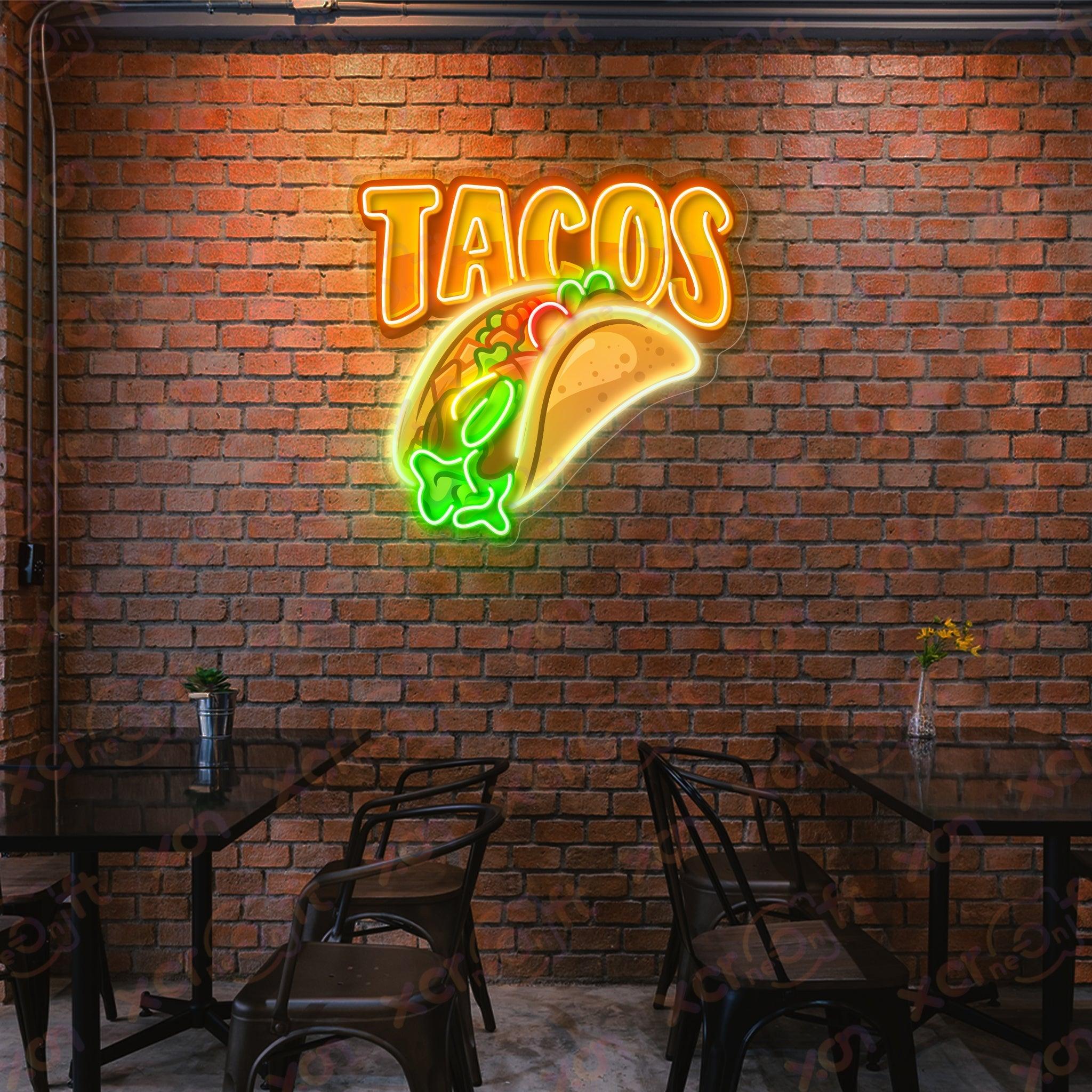 Tacos Mexican Custom LED Neon