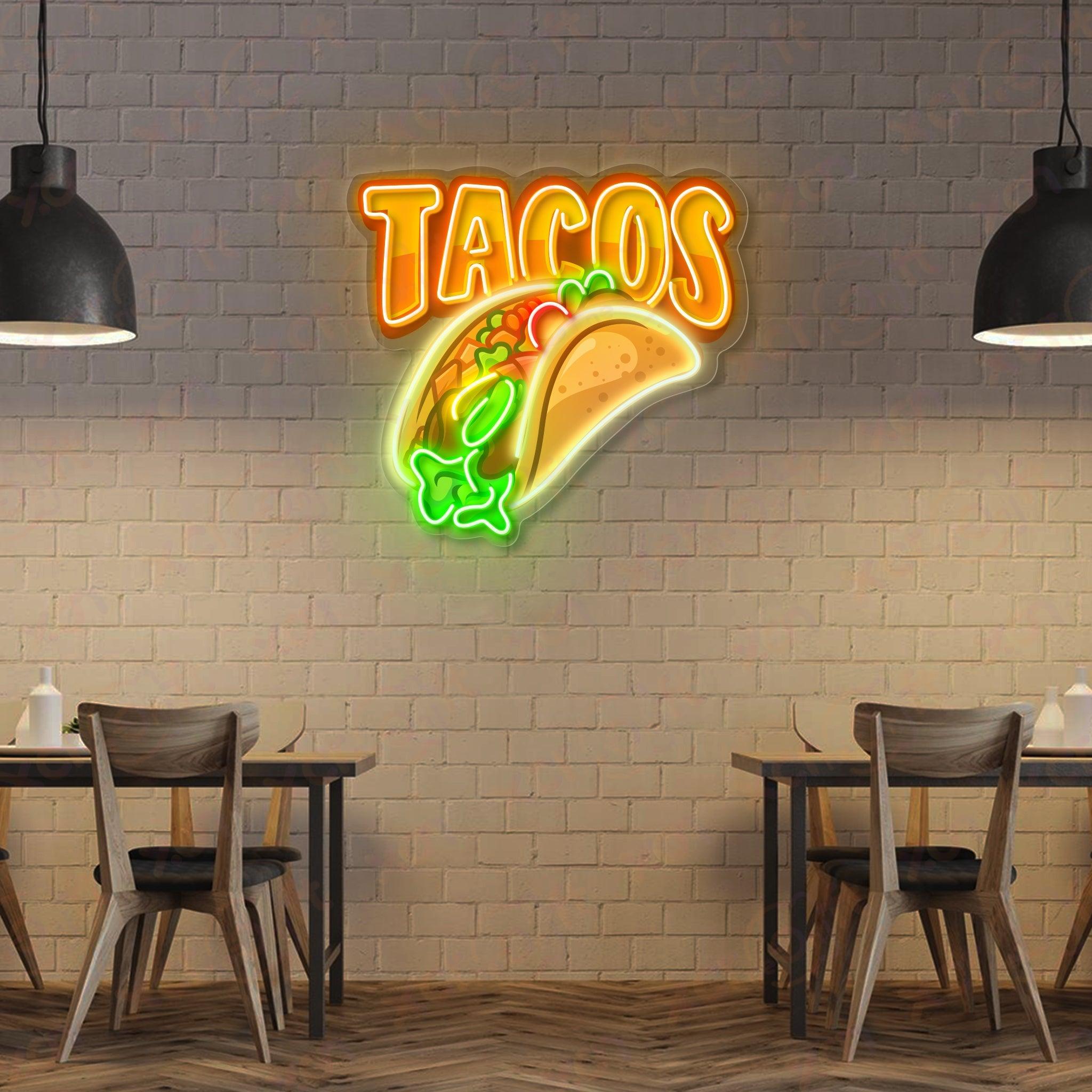 Tacos Mexican Custom LED Neon