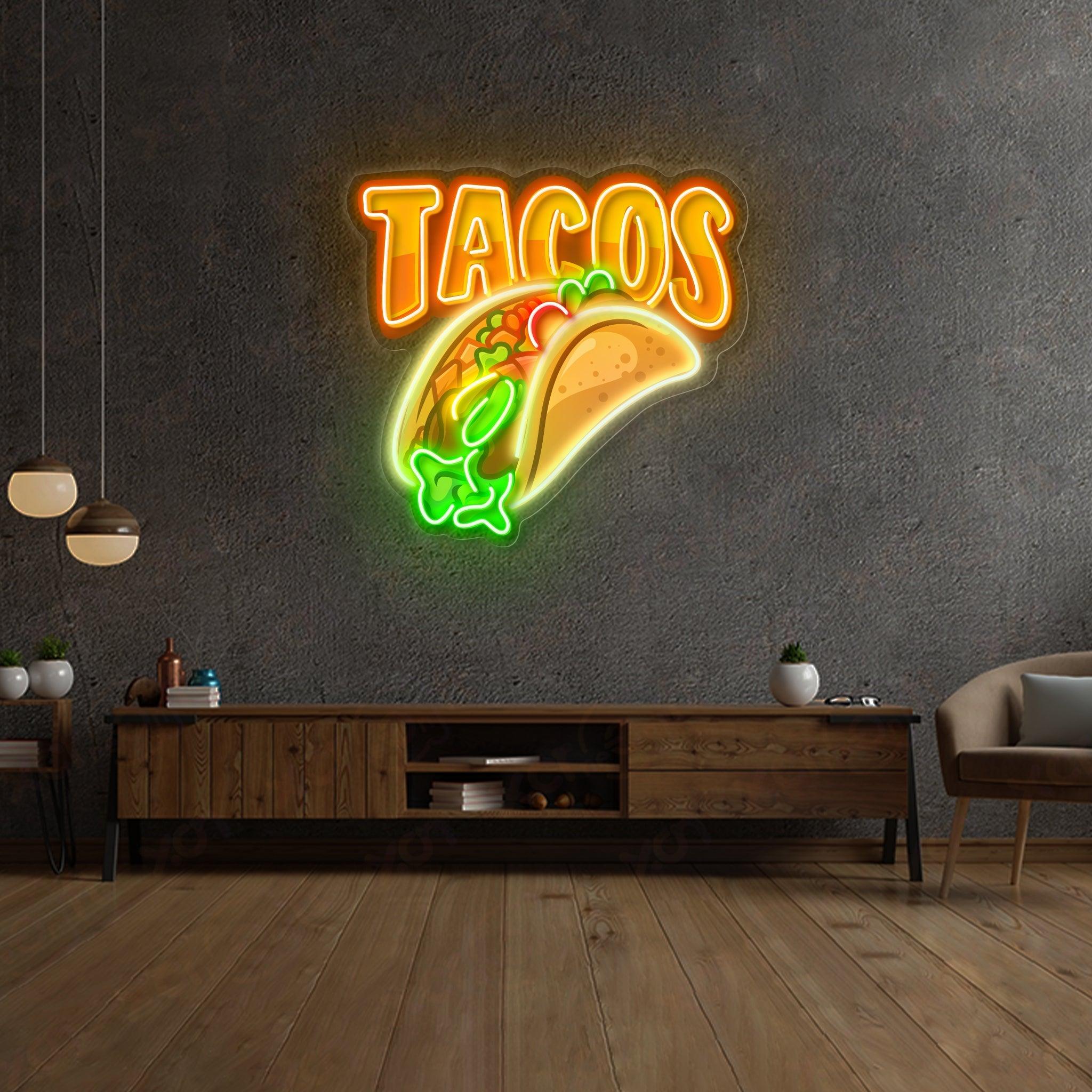 Tacos Mexican Custom LED Neon