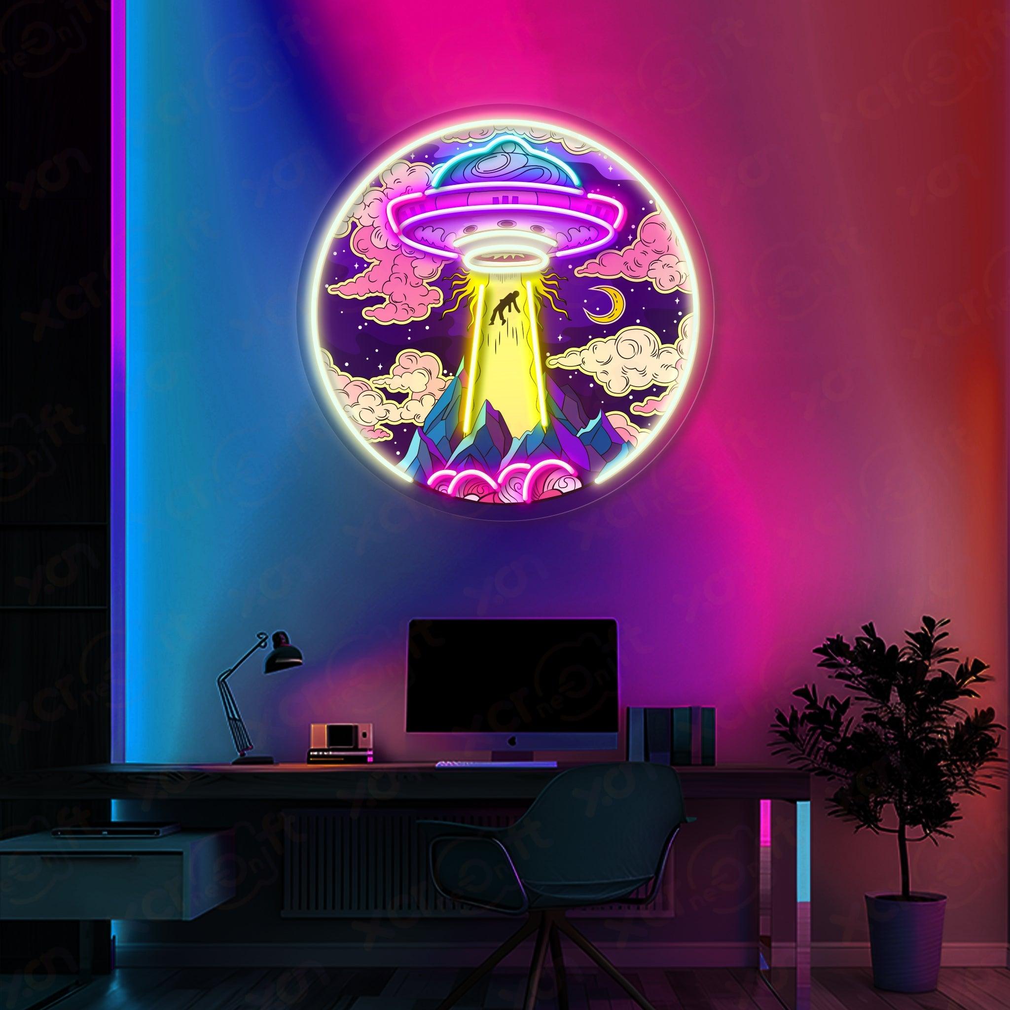 Colorful Astronaut LED Neon Wall Art