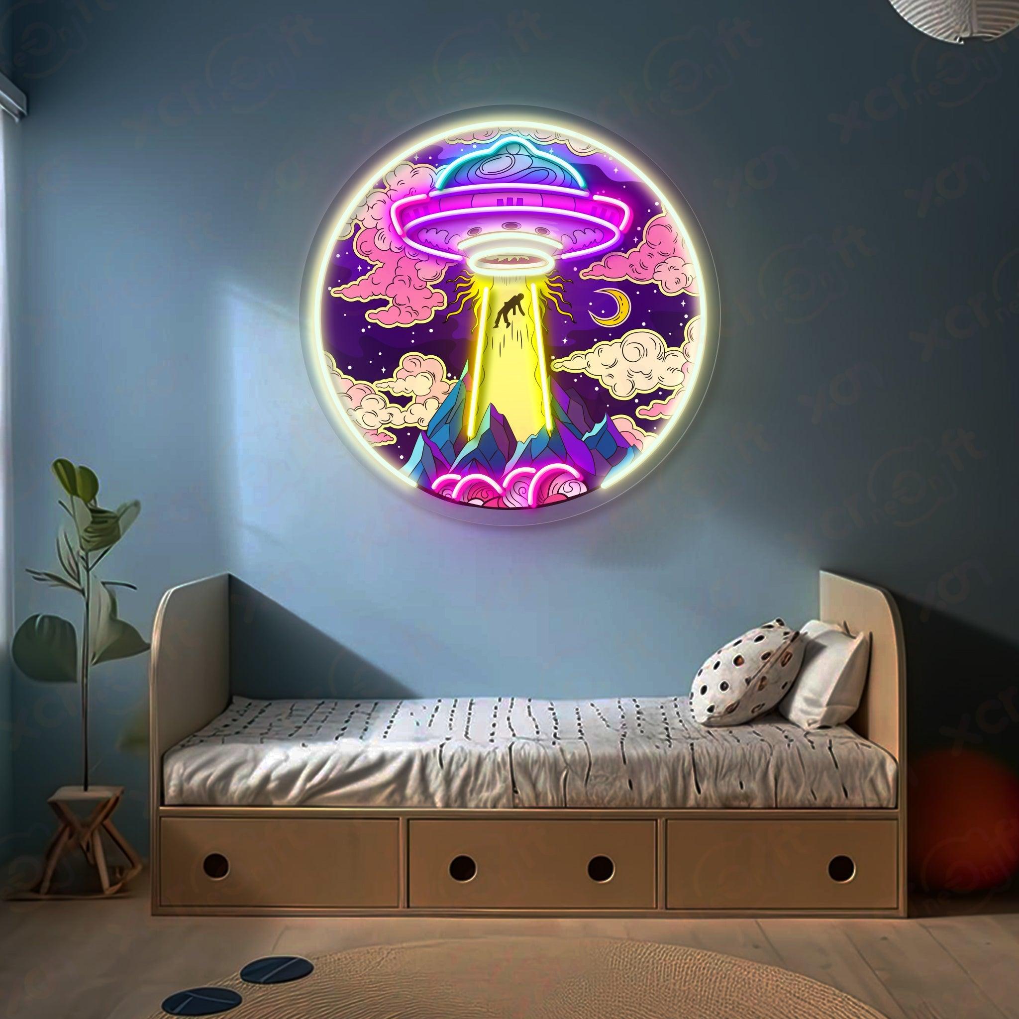 Colorful Astronaut LED Neon Wall Art