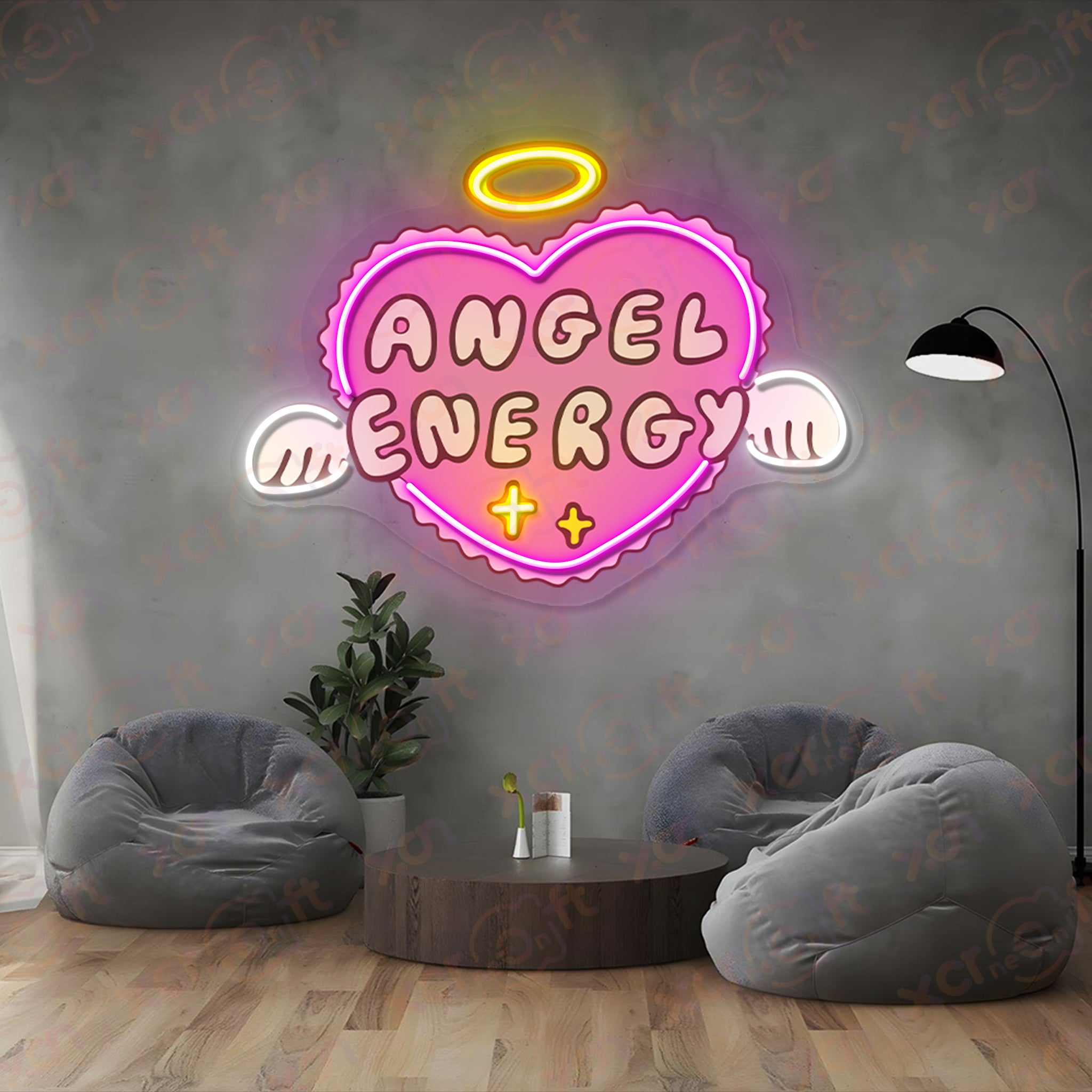 Angel Energy LED UV Printed Neon Signs