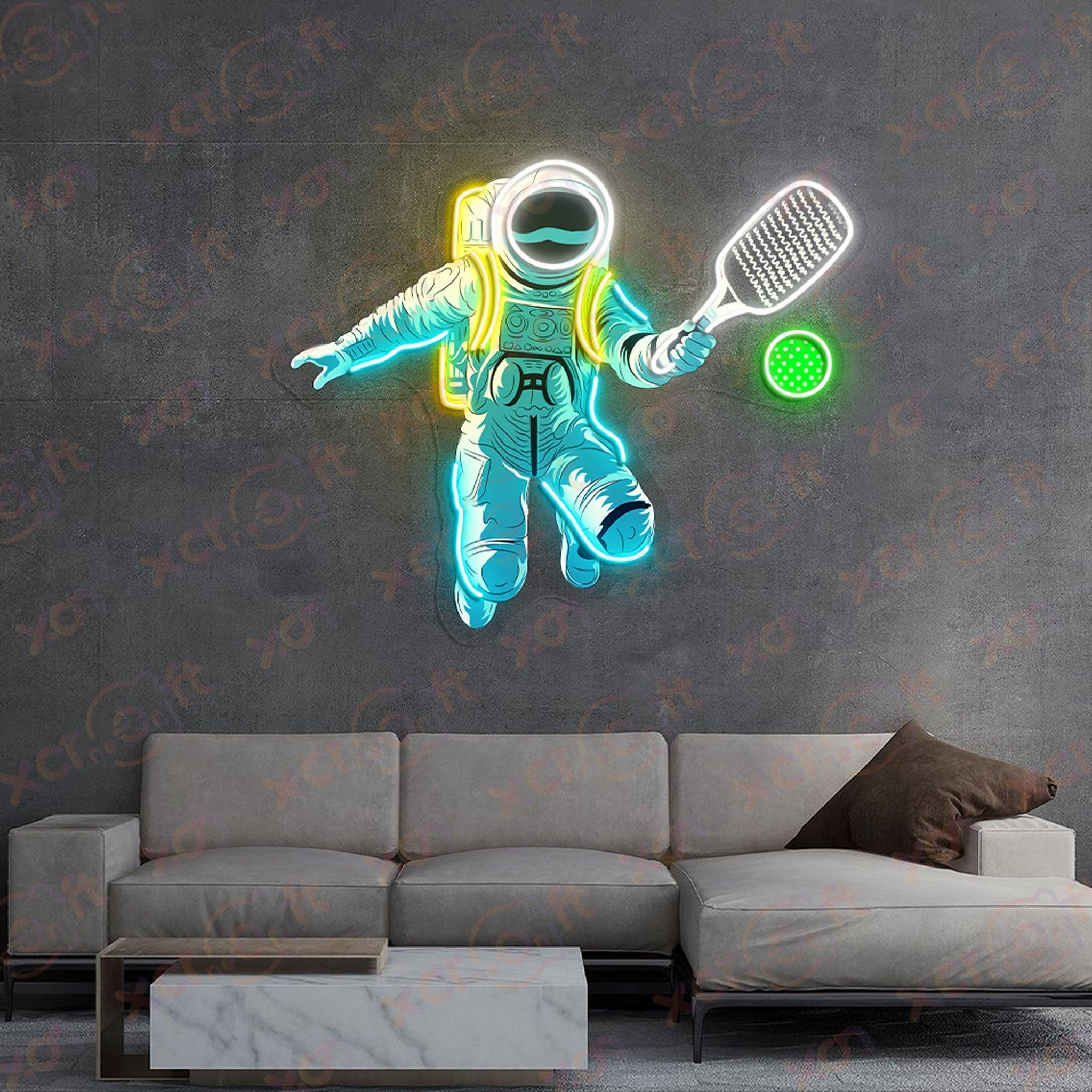 Pickleball Vs Astronault LED Neon Light Decor