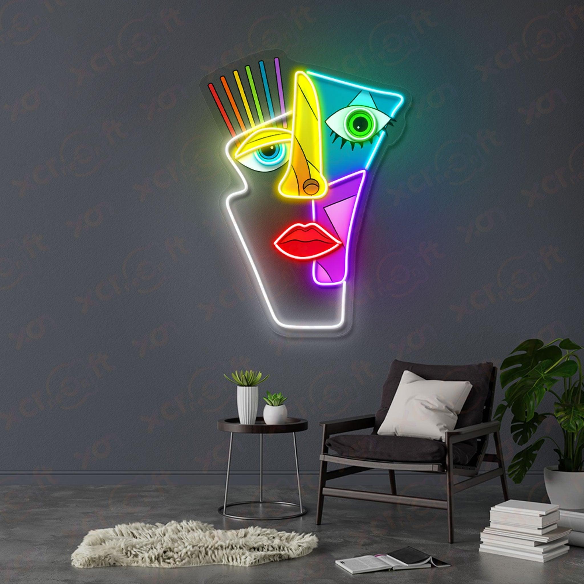 Abstract Girl Custom LED Neon