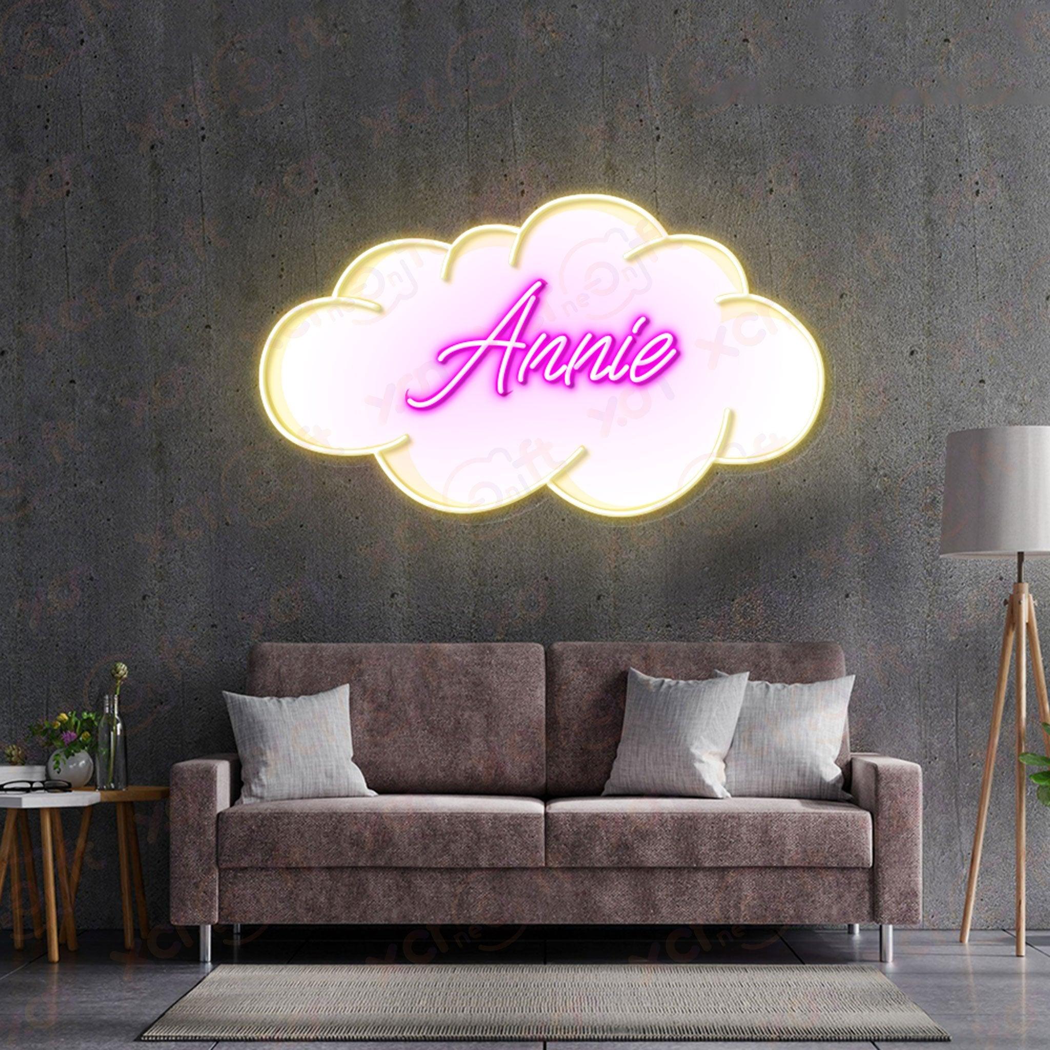 Baby Name  UV Printed Neon Sign