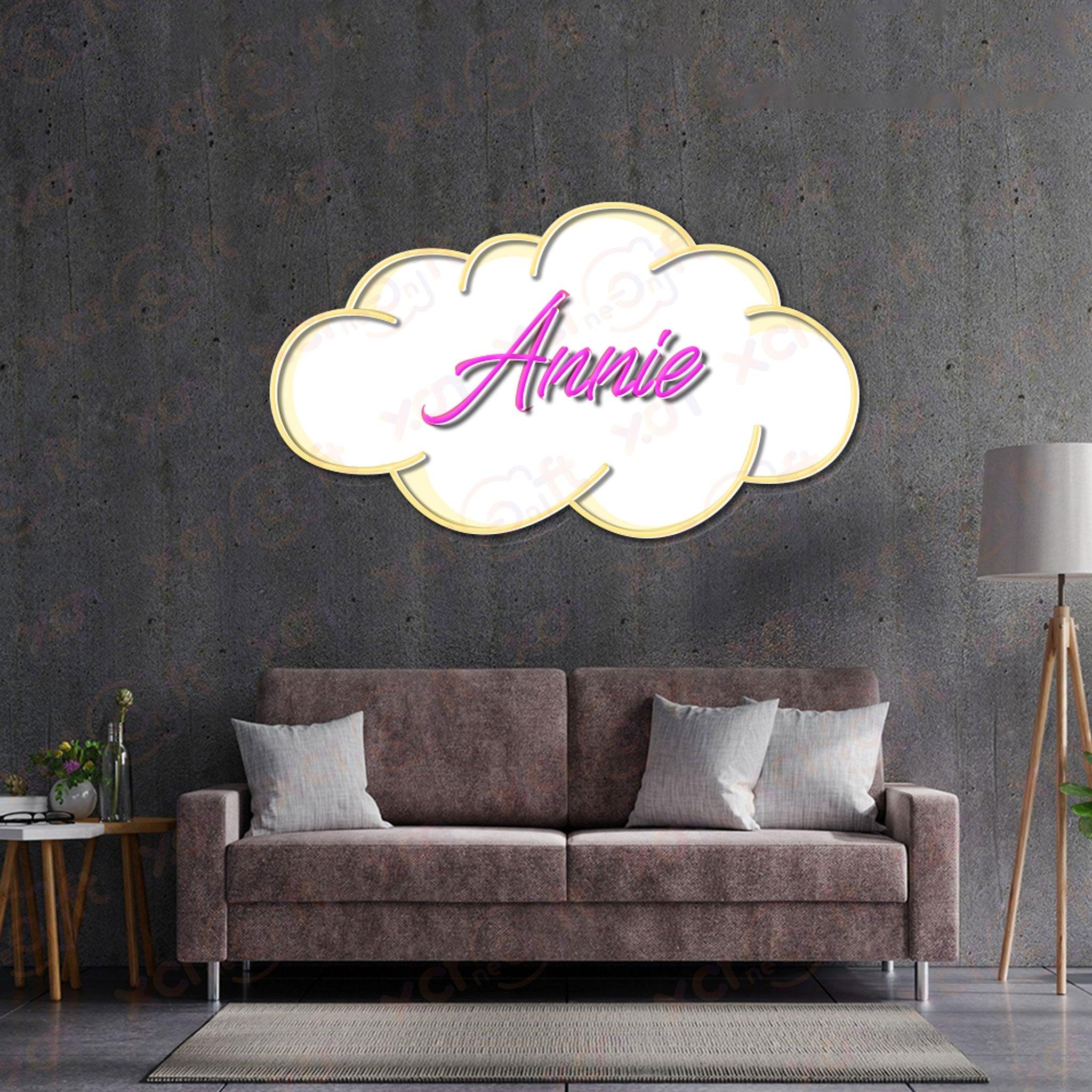 Baby Name  UV Printed Neon Sign