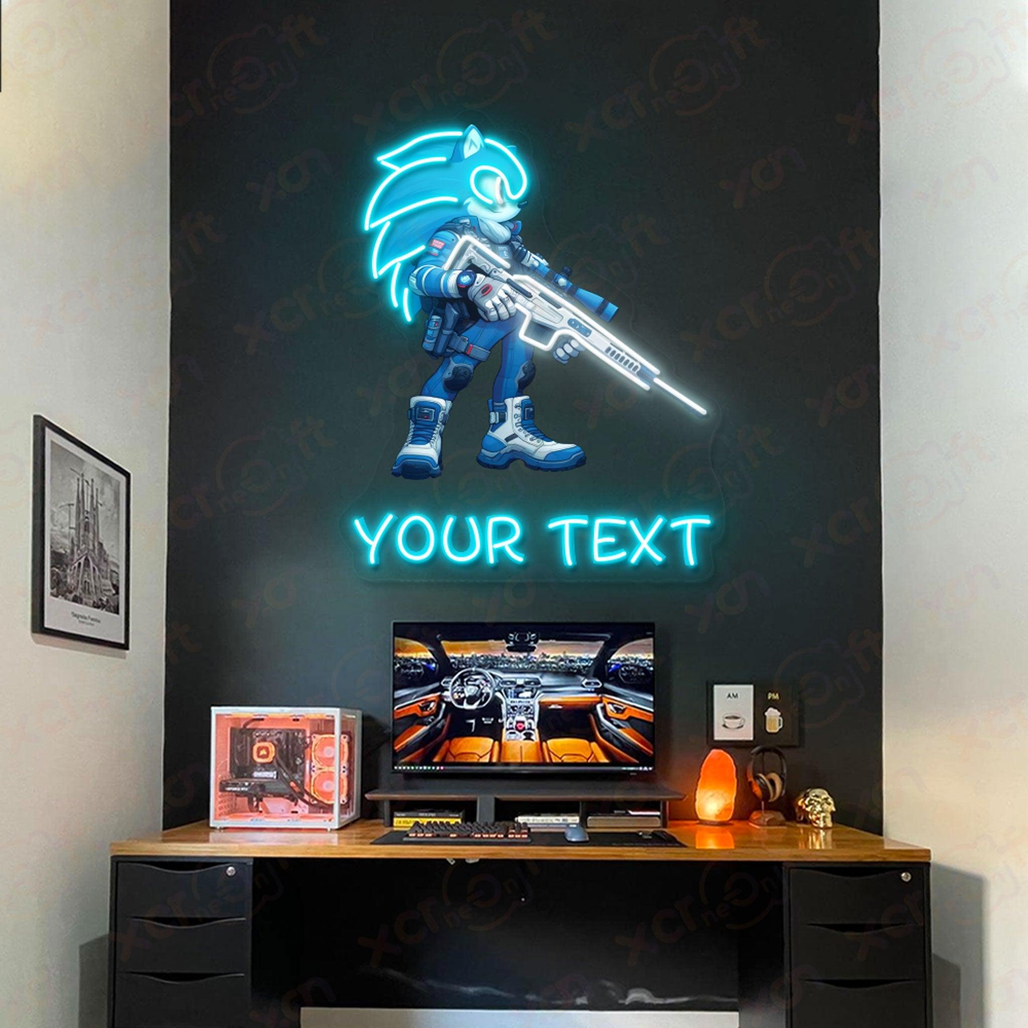 Famous Character UV Printed Neon Sign