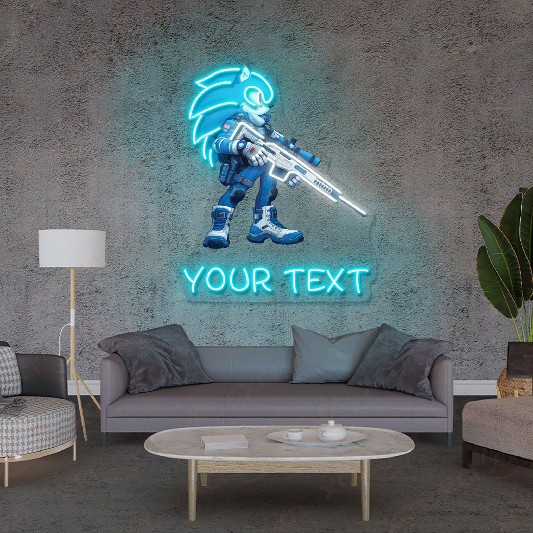 Famous Character UV Printed Neon Sign