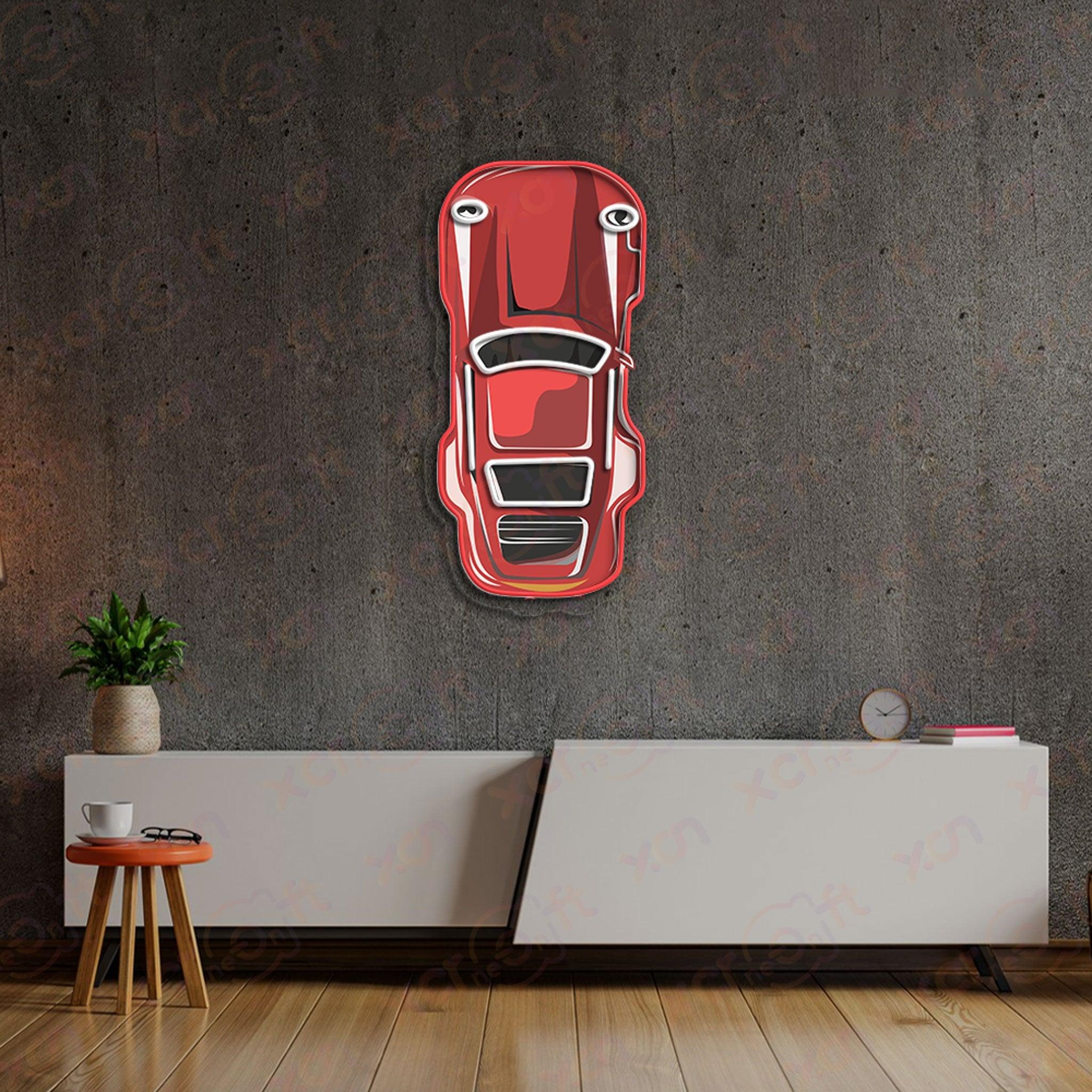 Car Like Face UV Custom Neon Sign