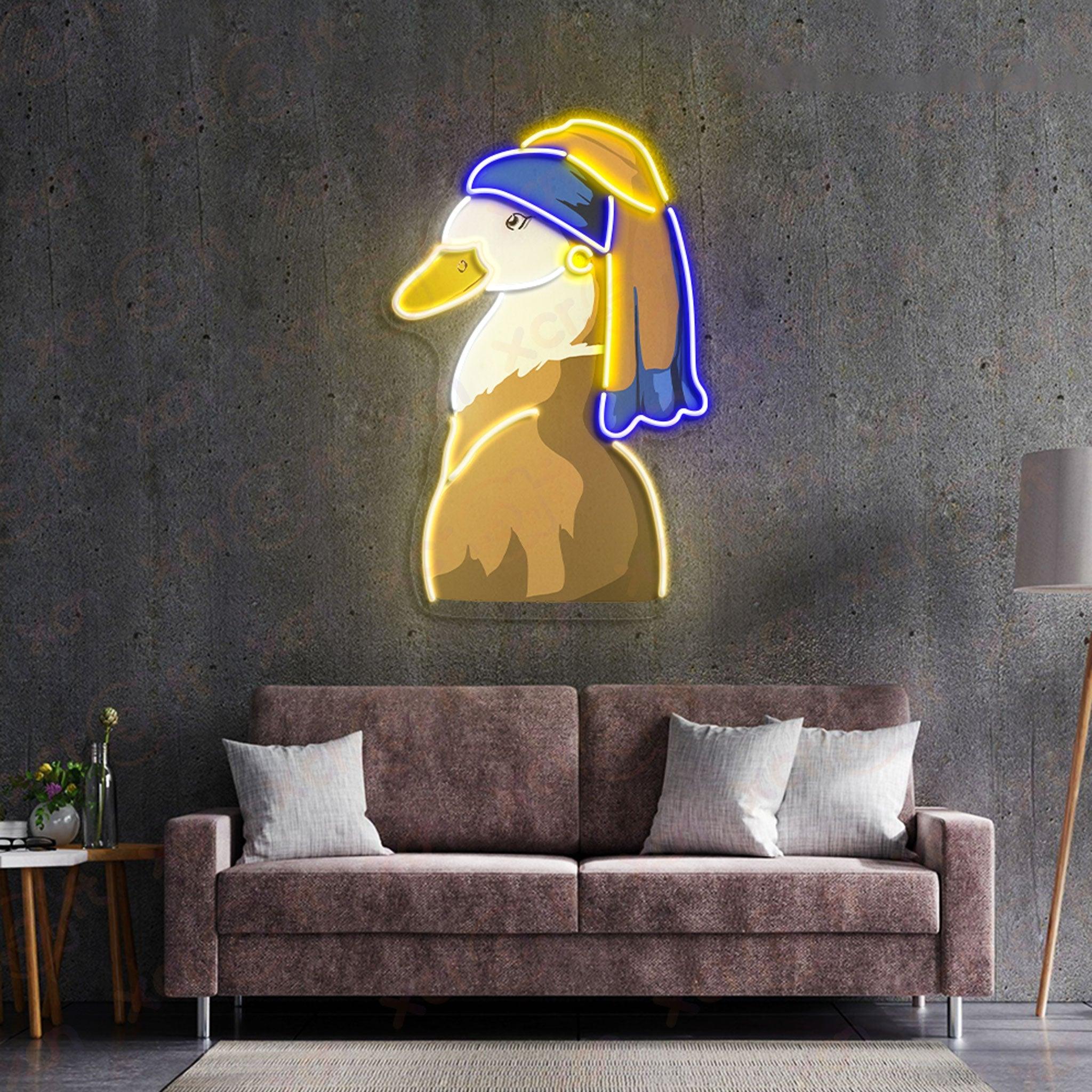 Duck Wears Scraft LED Neon Light 