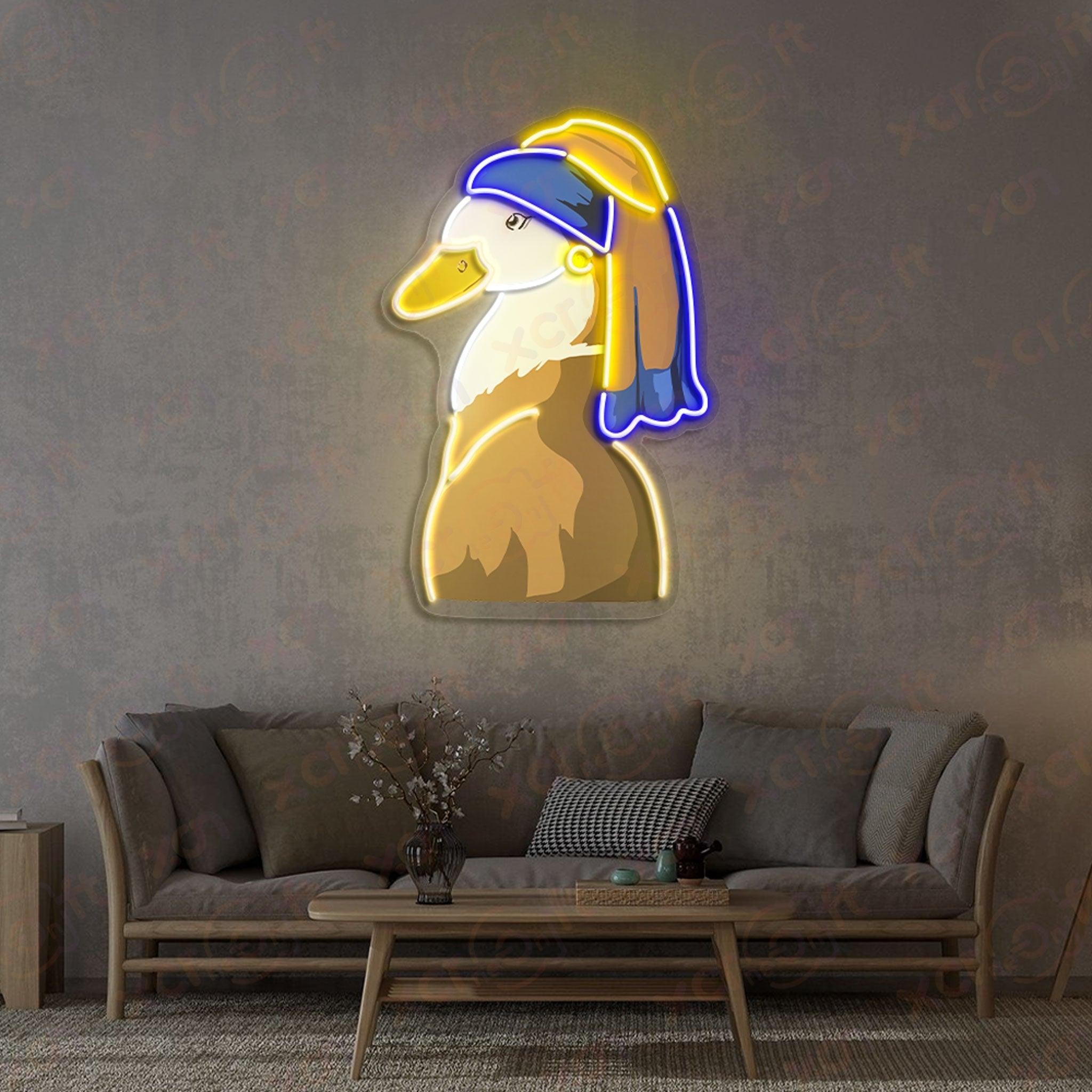 Duck Wears Scraft LED Neon Light 