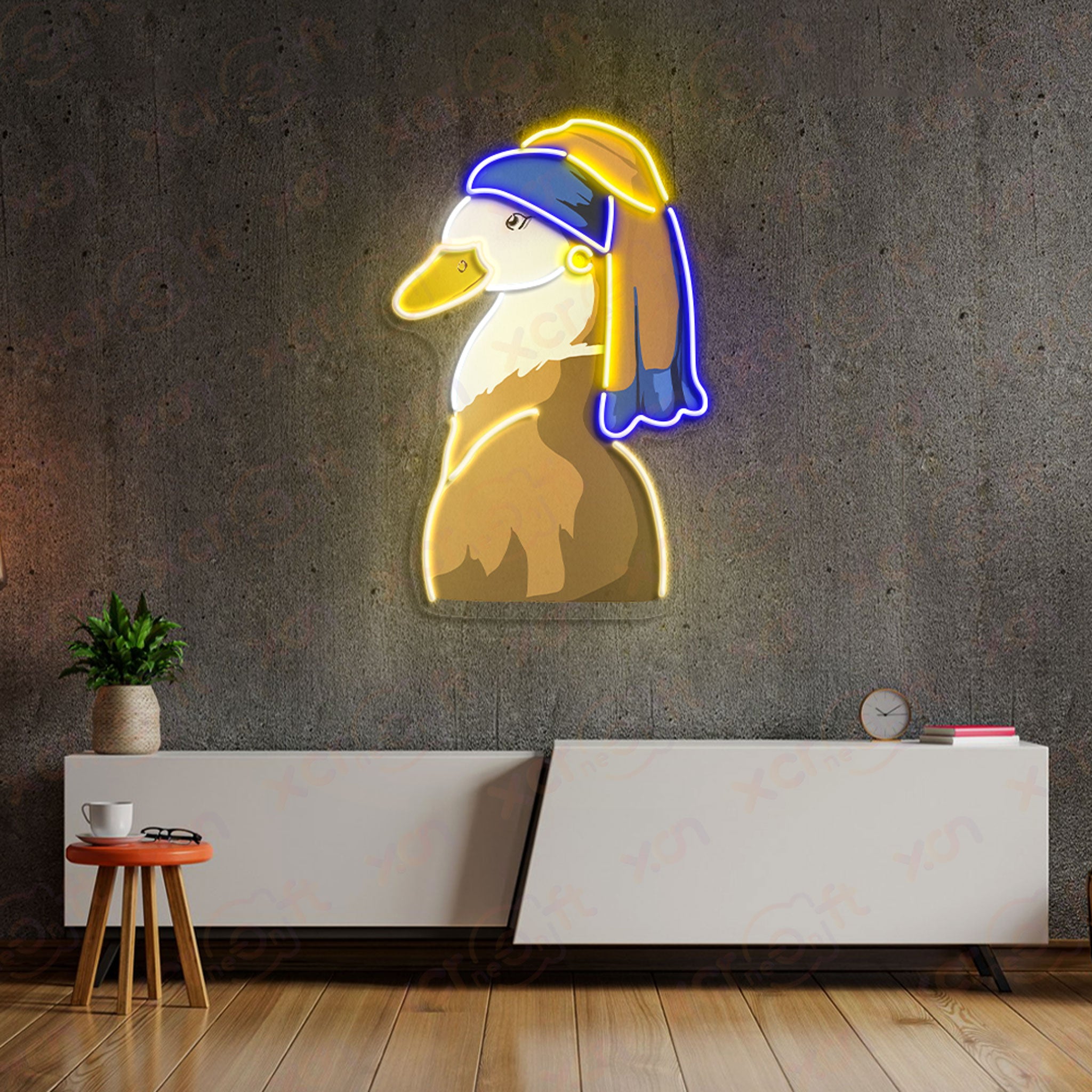 Duck Wears Scraft LED Neon Light