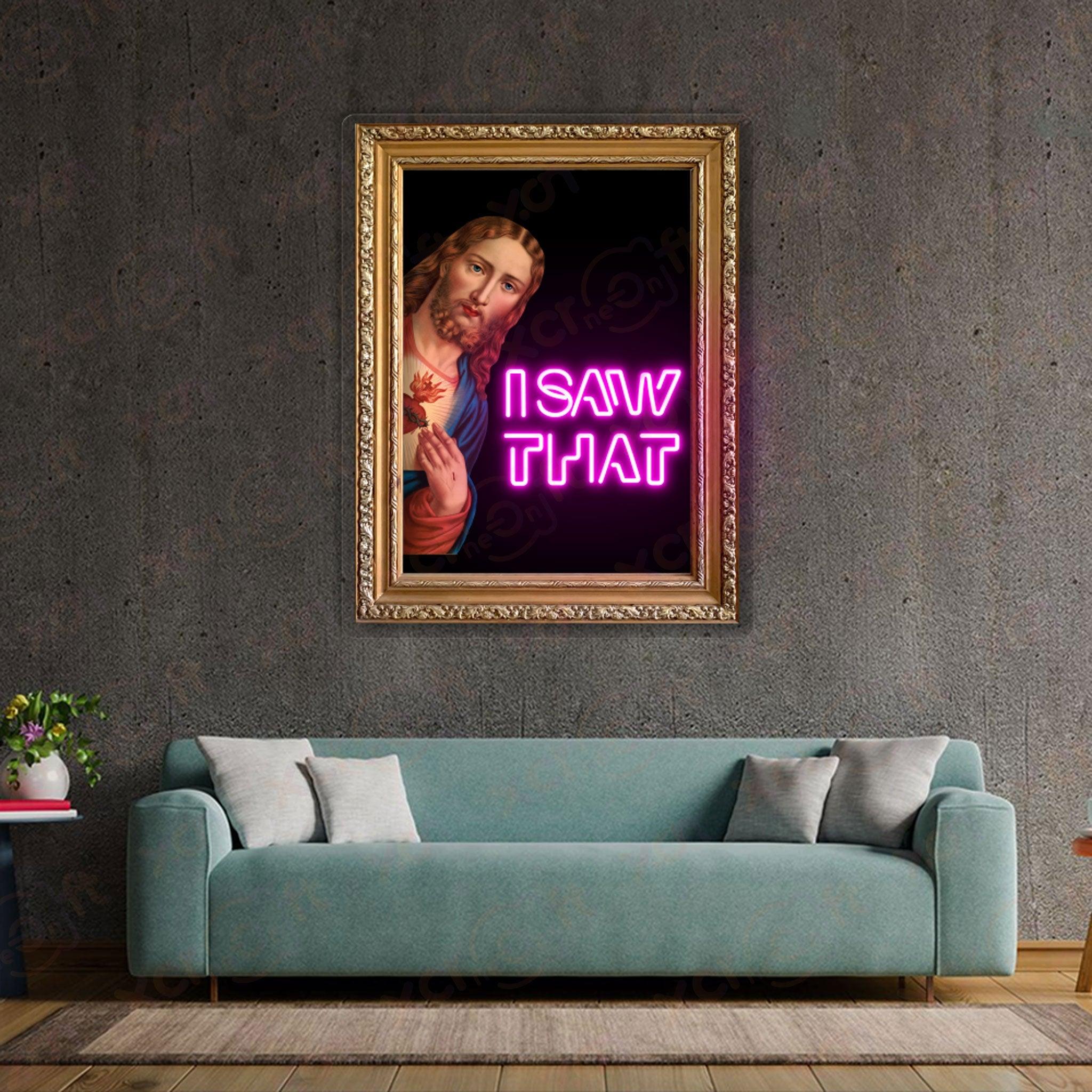 Funny Christ Printed LED Neon Sign