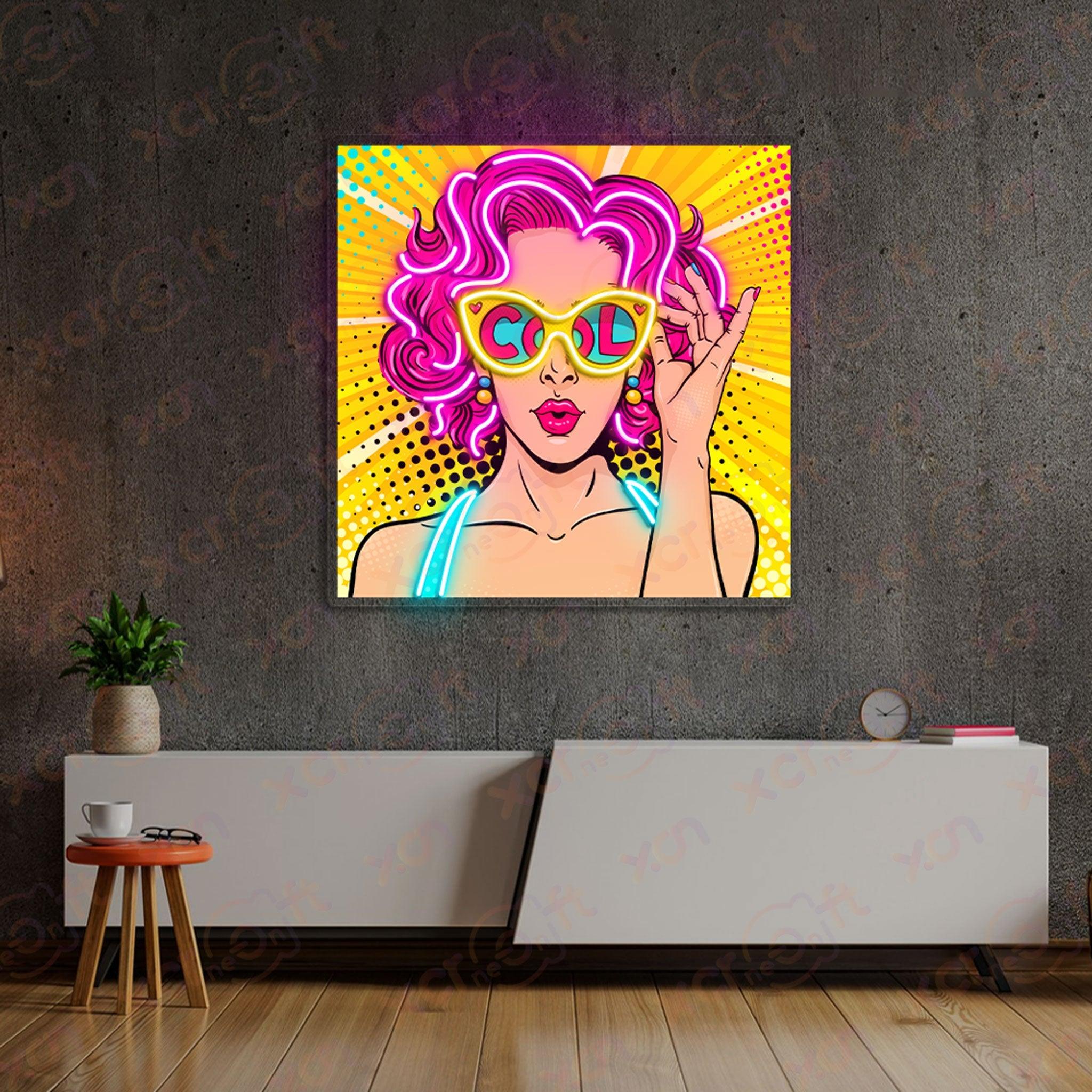 Cool Girl Printed LED Neon Sign