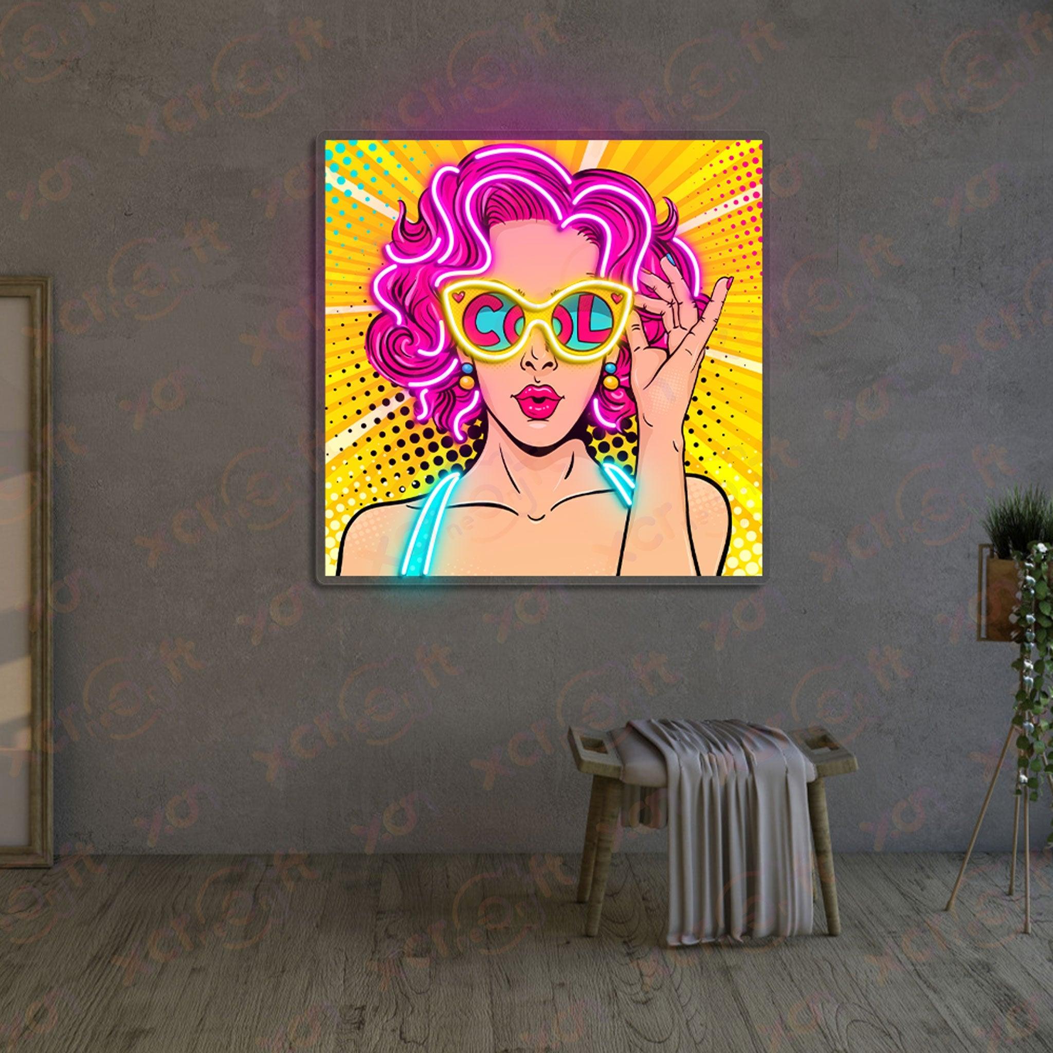 Cool Girl Printed LED Neon Sign