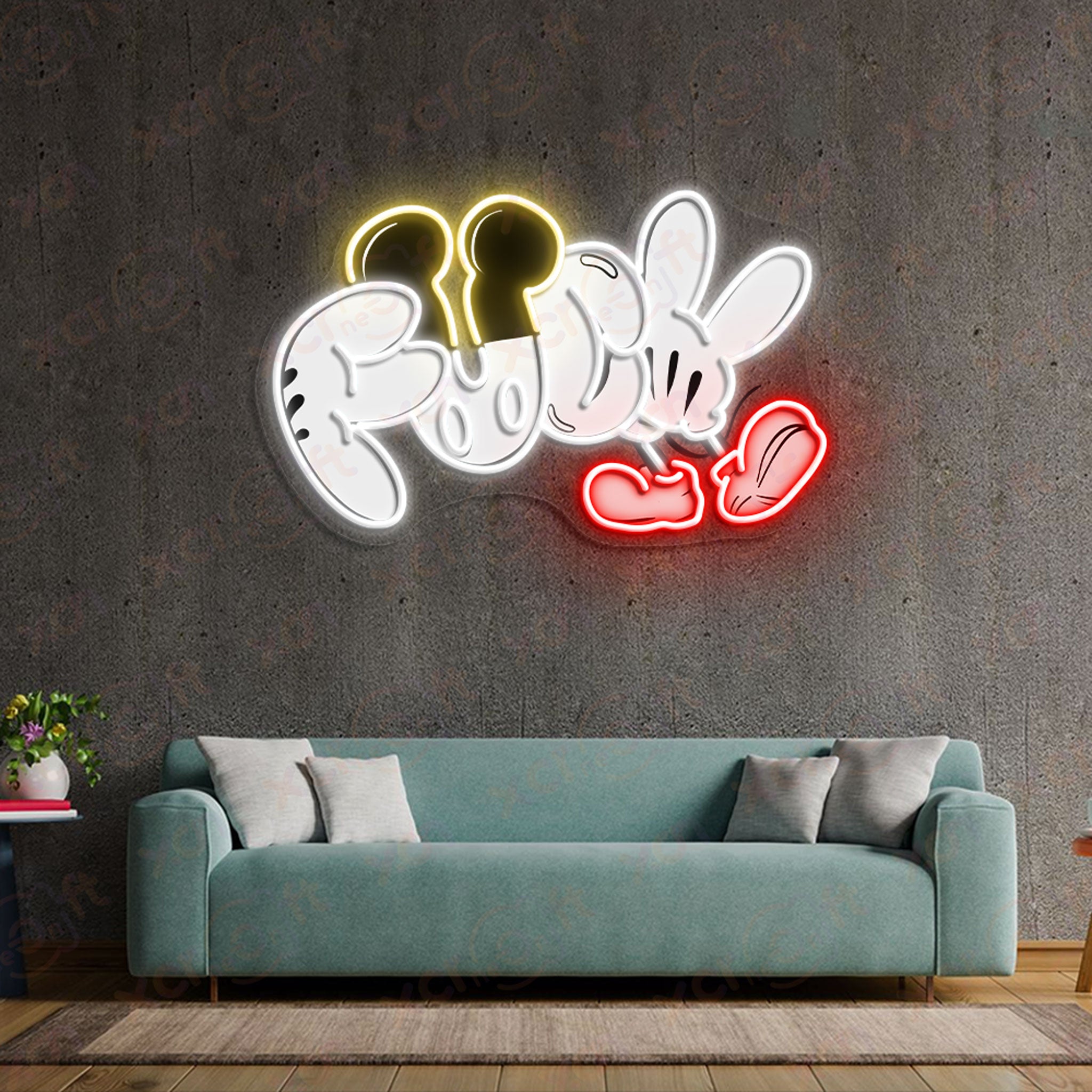 F-words Cartoon High-Quality LED Neon Signs