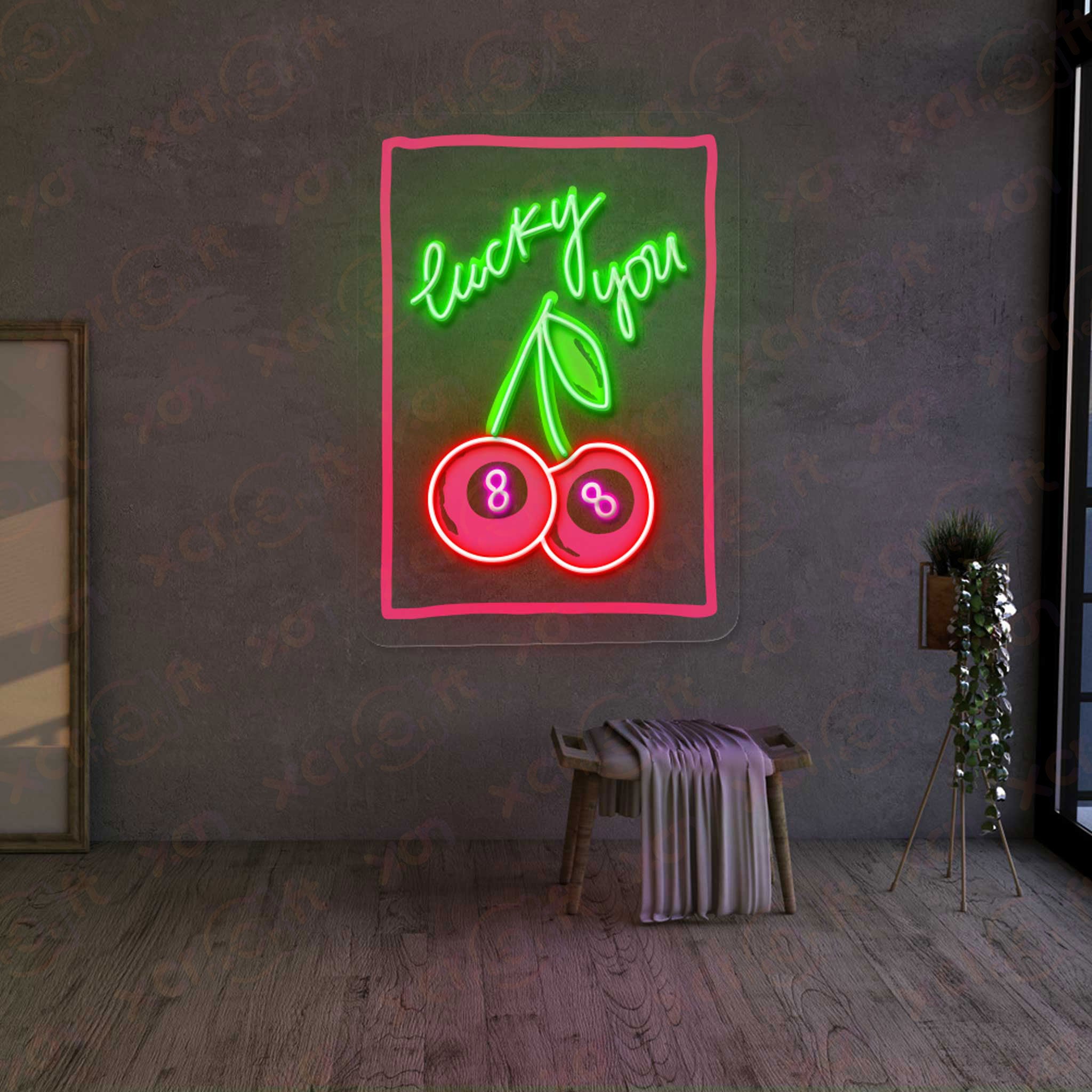 9 Ball UV Custom Neon Sign