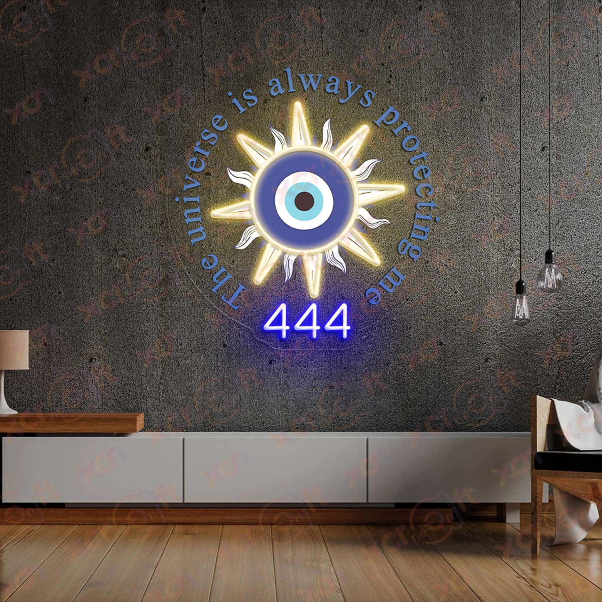 "Angle number 444" Neon Signs Decoration