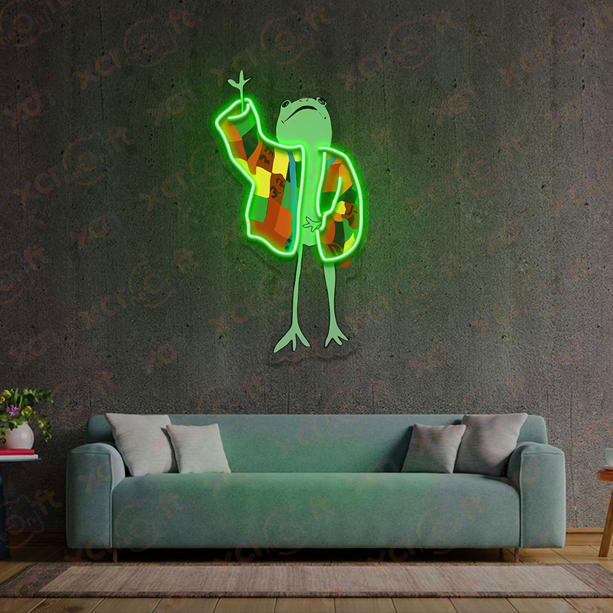 Harry Frog Music Decor Funny LED Neon Sign