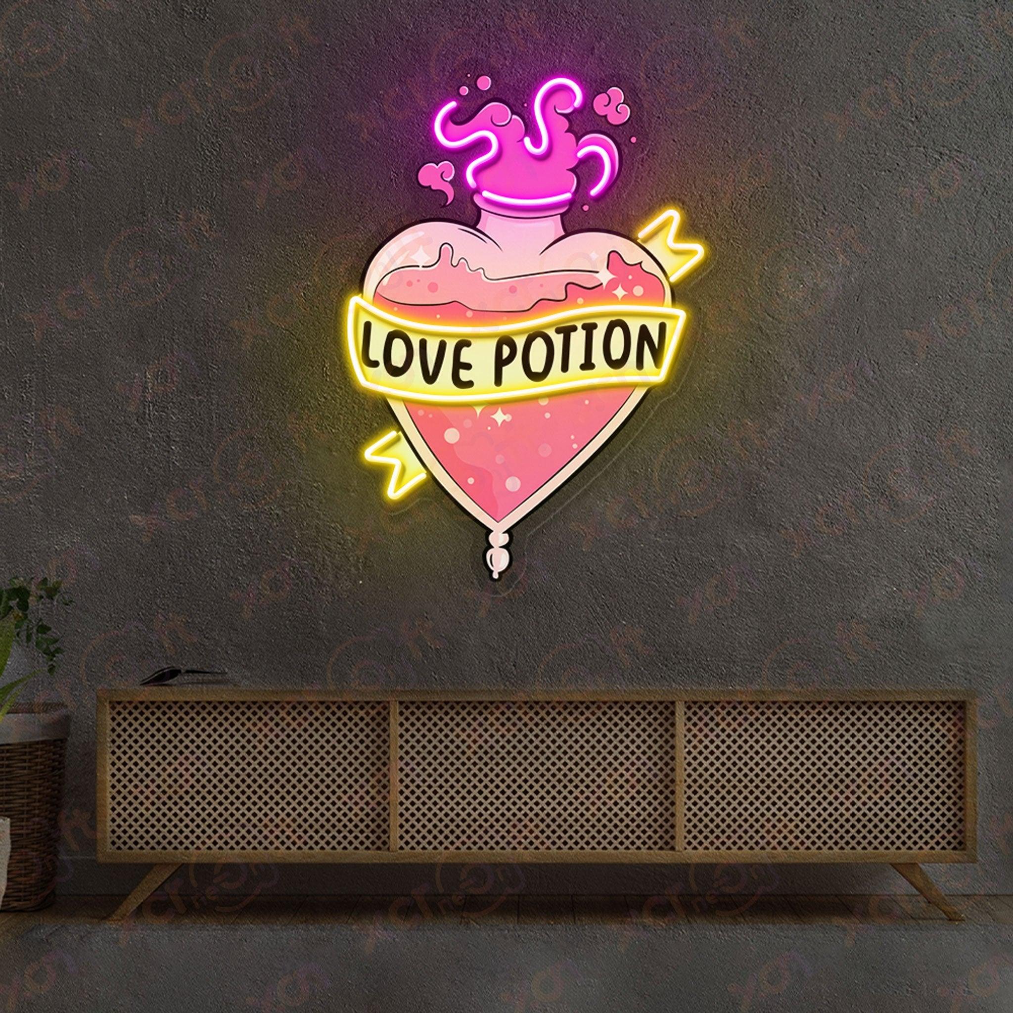 Love Potion Neon Signs Art