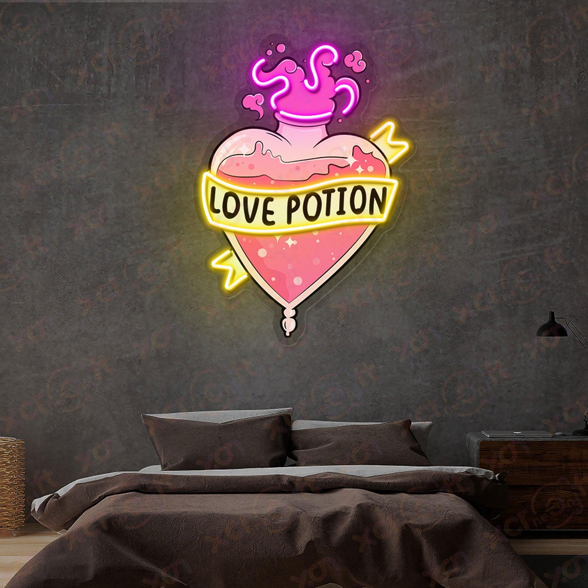 Love Potion Neon Signs Art