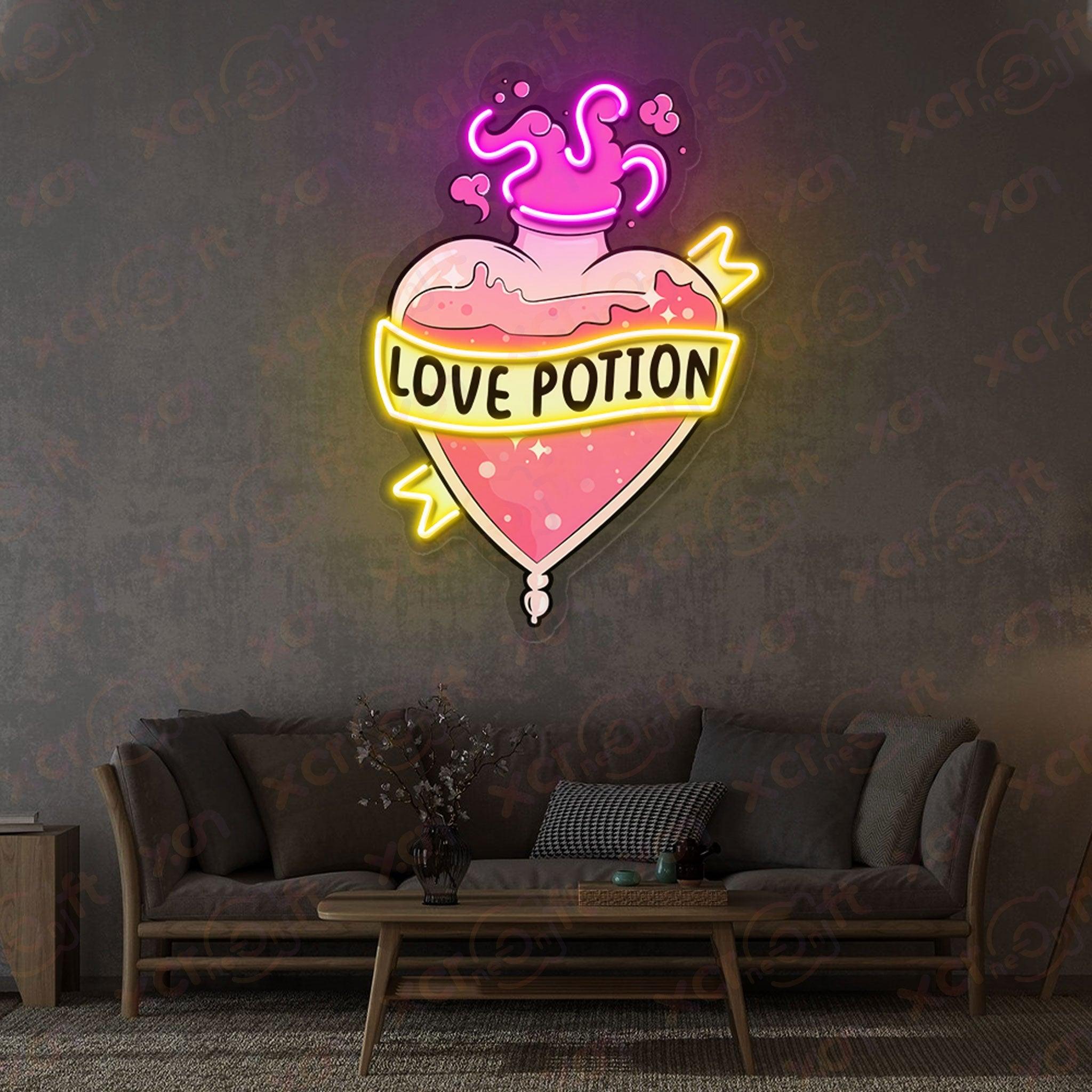 Love Potion Neon Signs Art