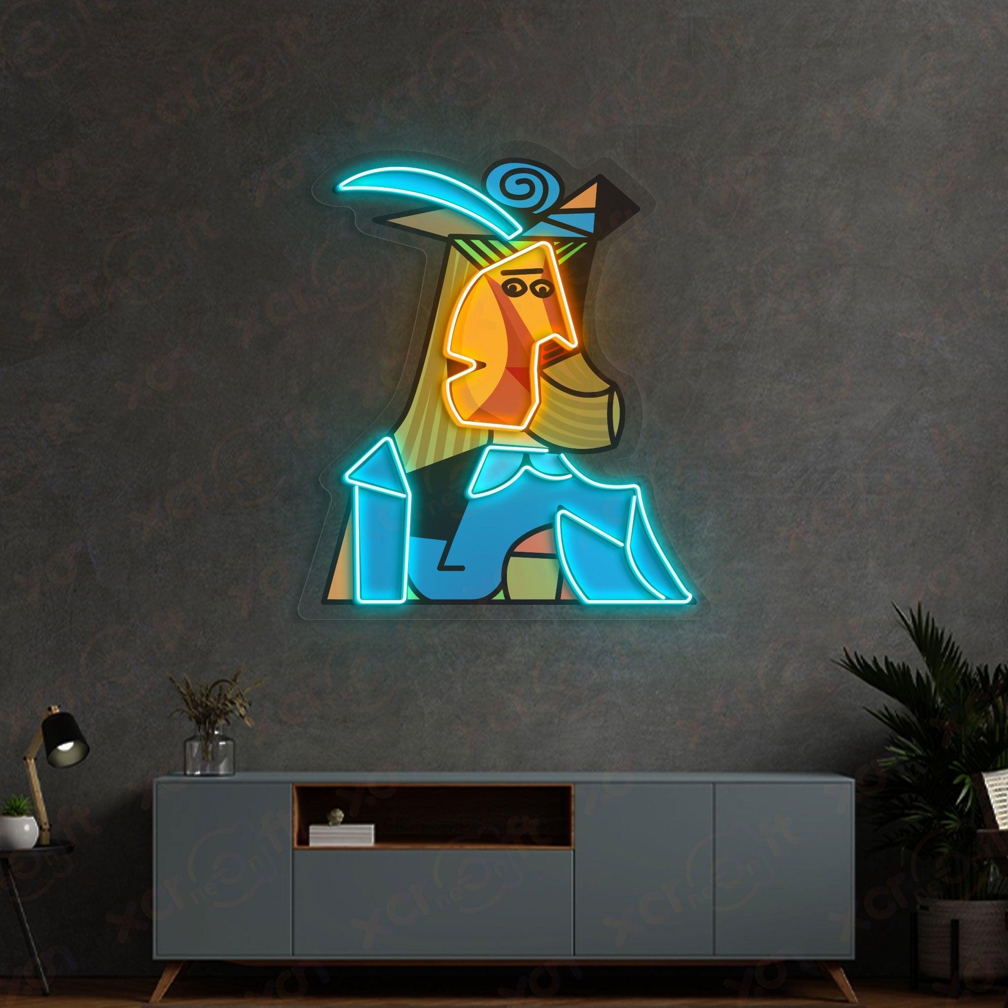 Cubist Woman High-quality Neon Signs