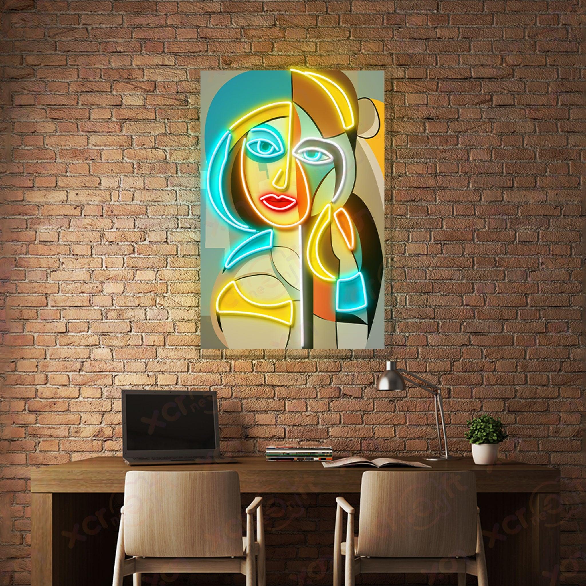 Woman Abstract LED Neon Light Decor