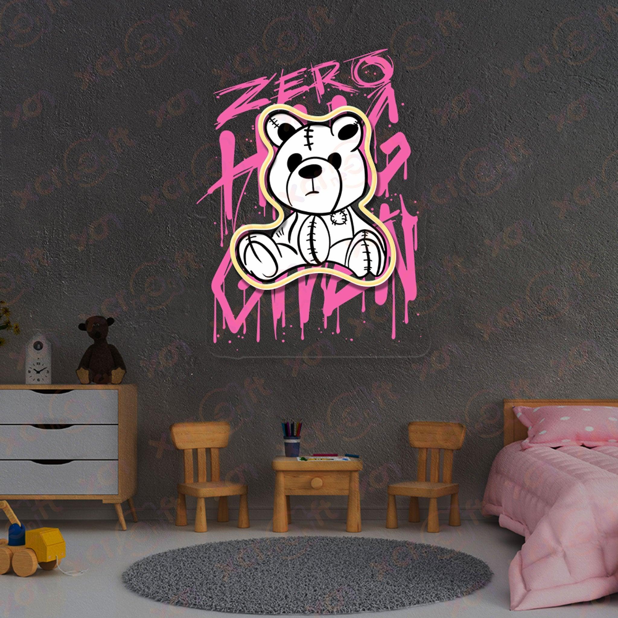 High-quality Custom LED Neon No Hug Bear