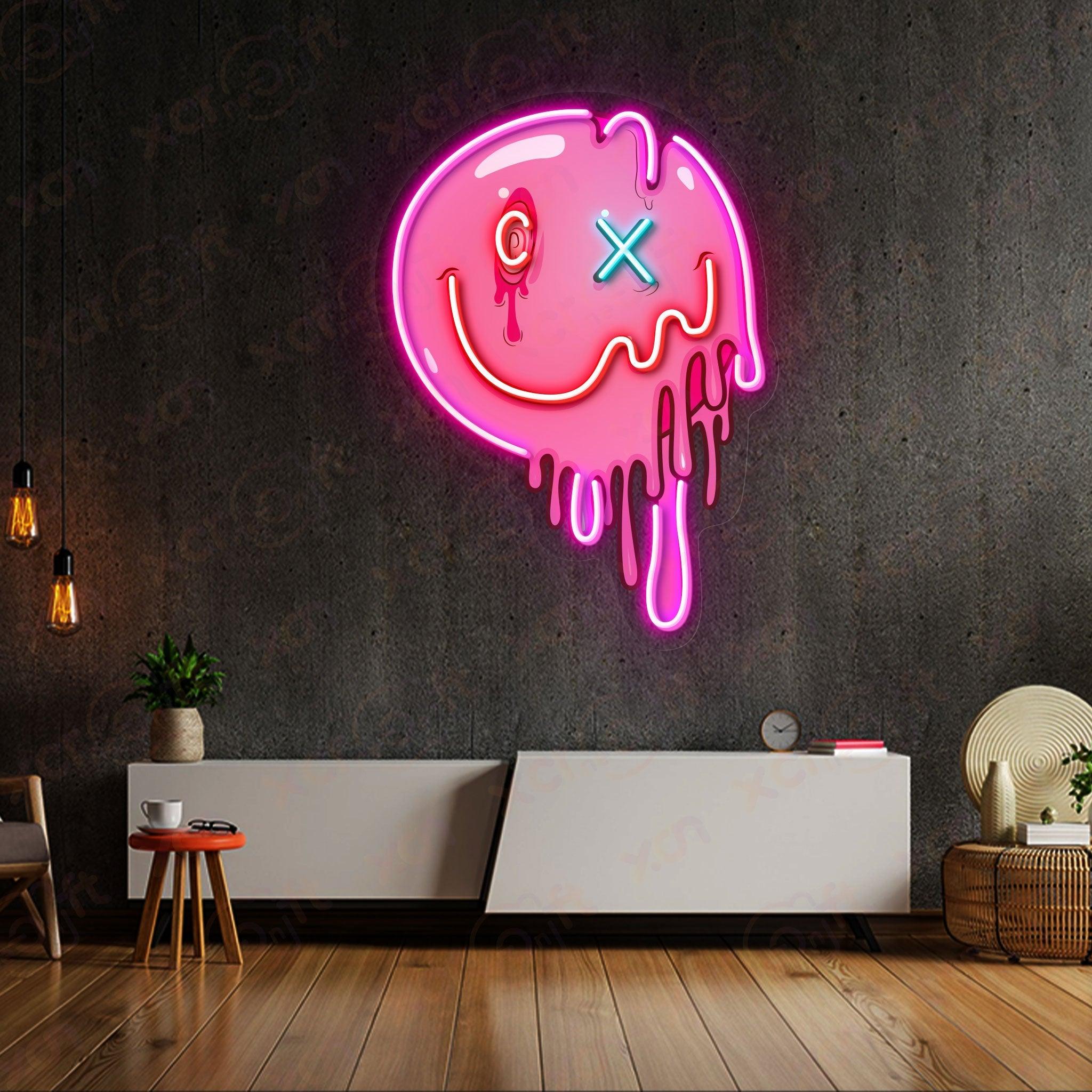 Drippy Face LED Neon Light