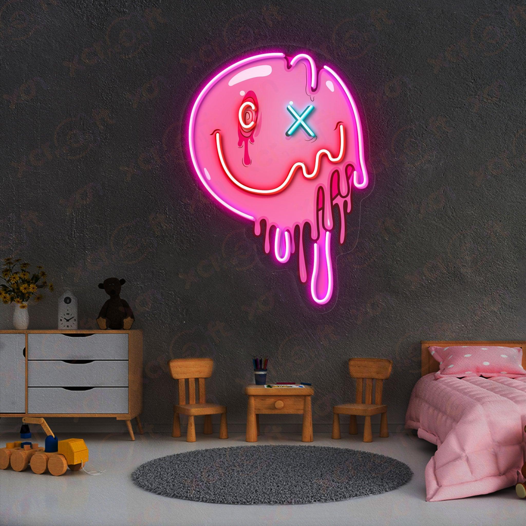 Drippy Face LED Neon Light