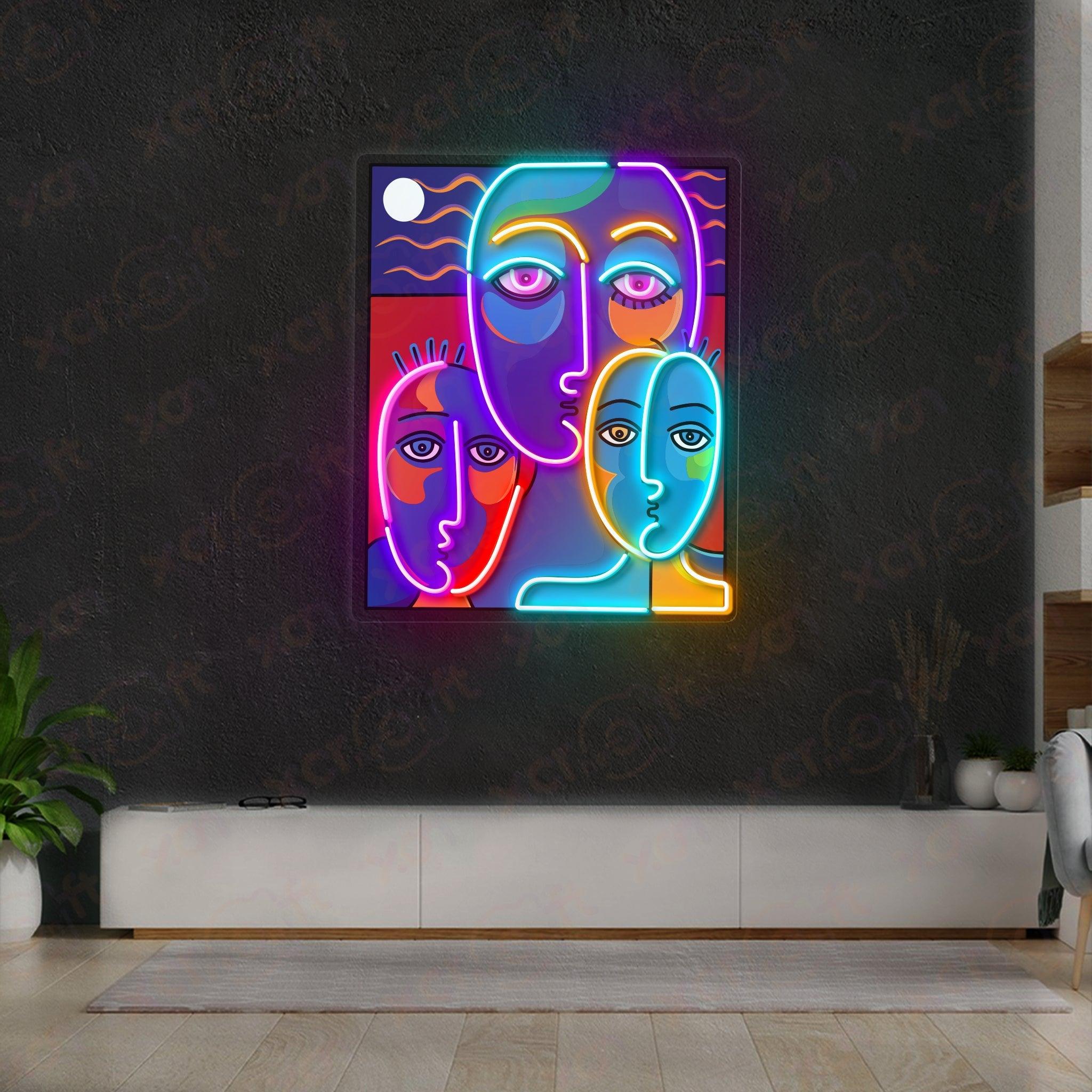 Three Girl High-Quality LED Neon Signs