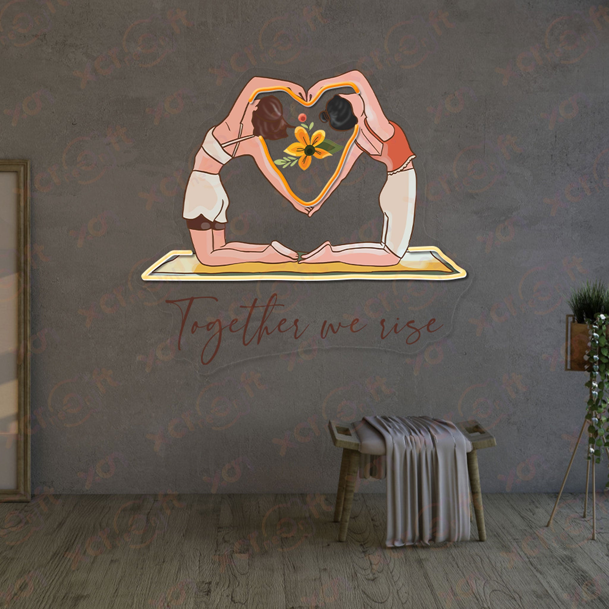 Love Yoga LED Neon Light Decor