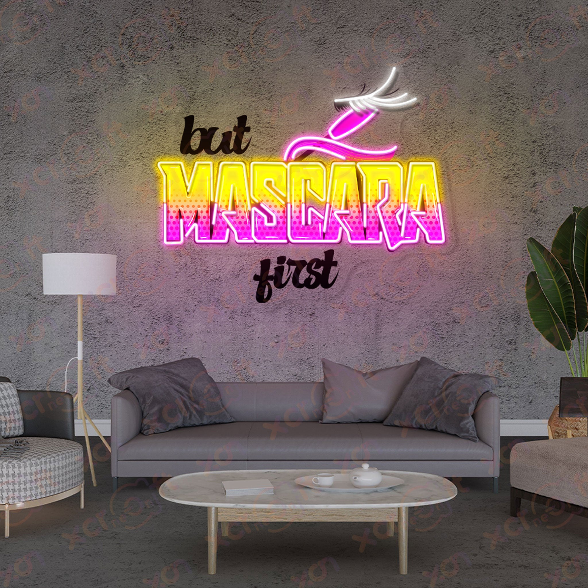 Lashes Salon Sign LED Neon Wall Art