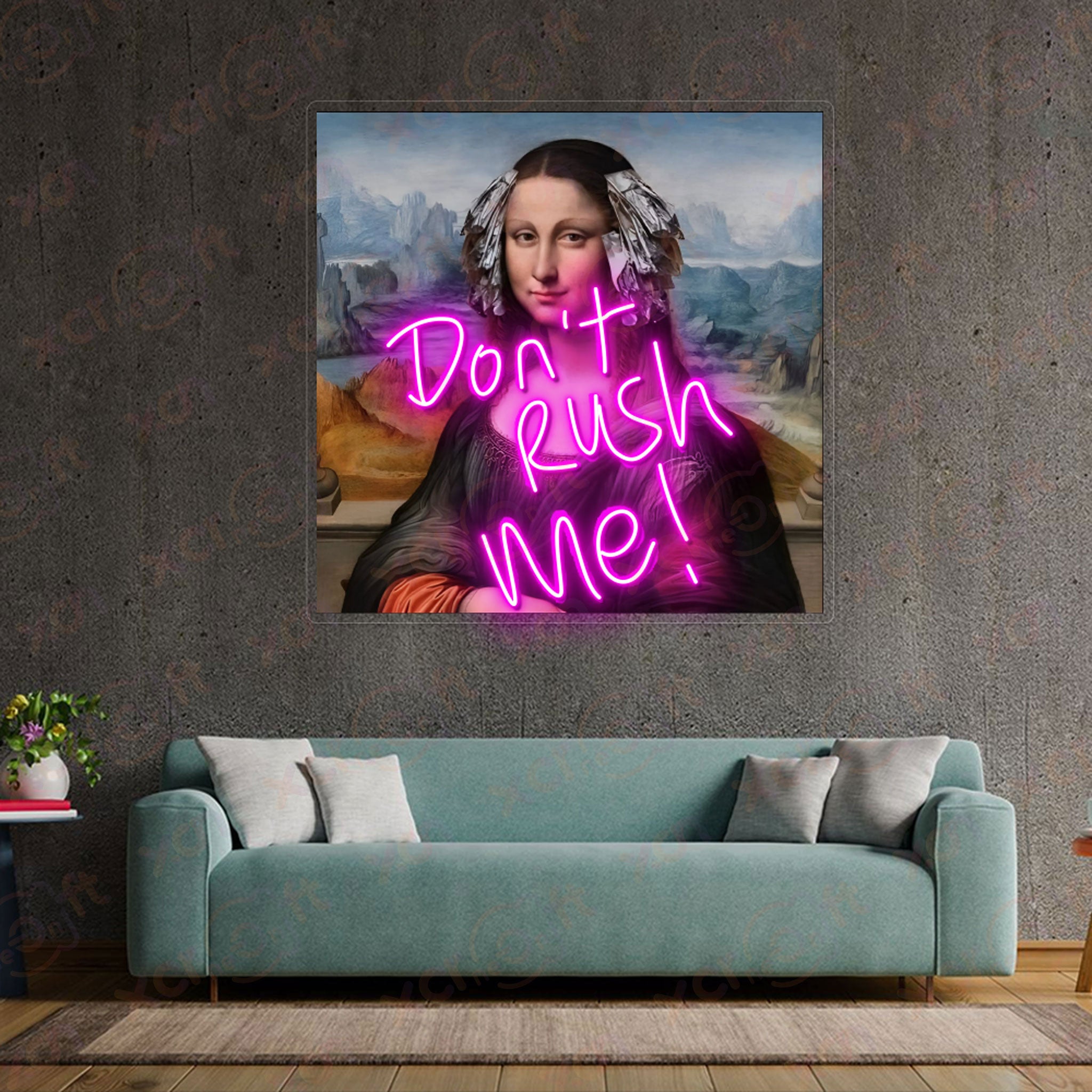 Don't Rush Me Mona Lisa High-quality Neon Signs